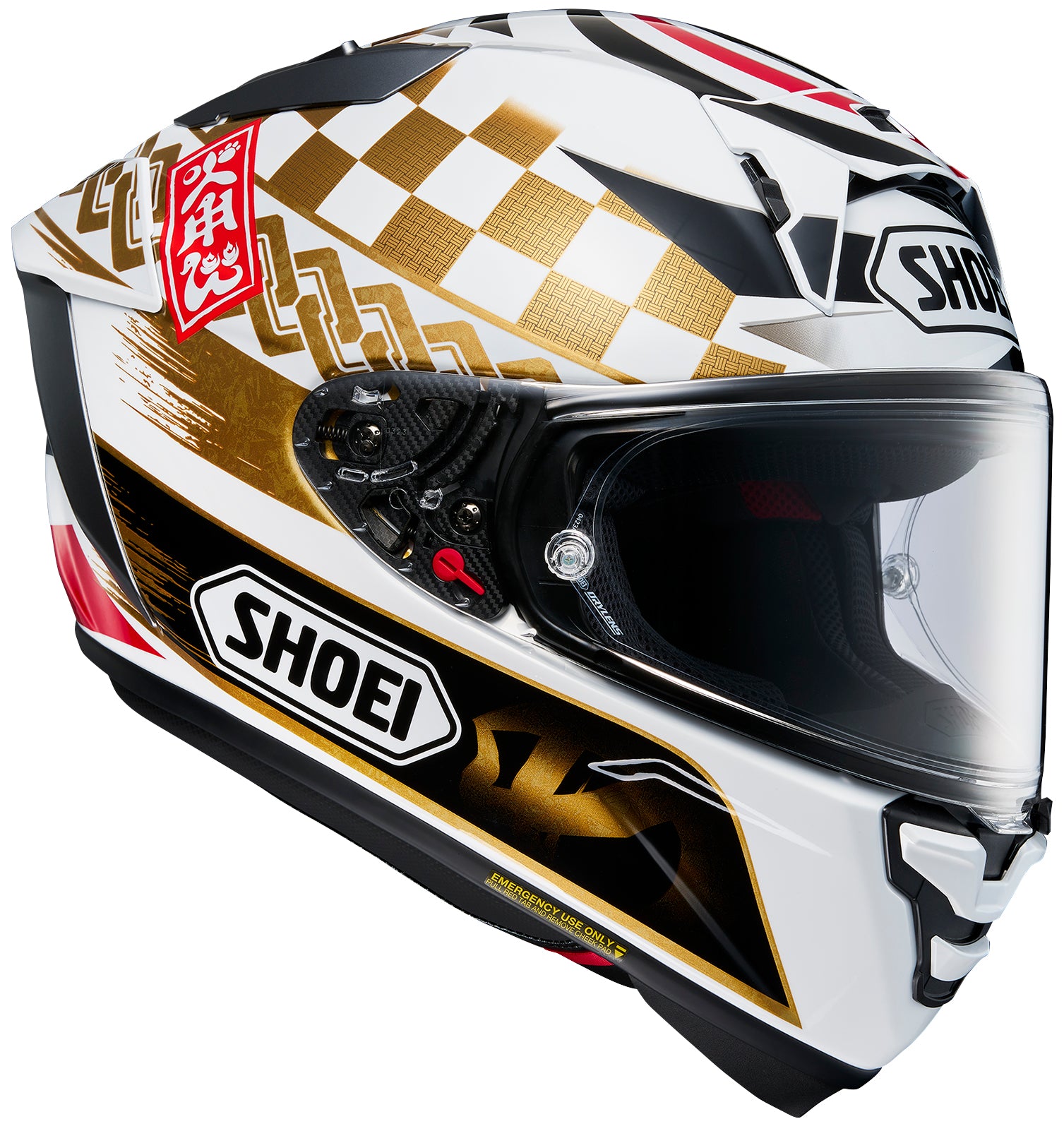 Shoei X-15 Marquez Motegi 4 Full Face Helmet - TC-1 - right