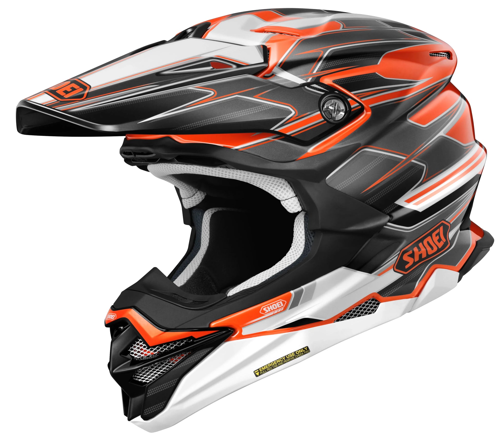SHOEI VFX-EVO MOTOCROSS DIRT BIKE FULL FACE HELMET SPARKLE TC-8