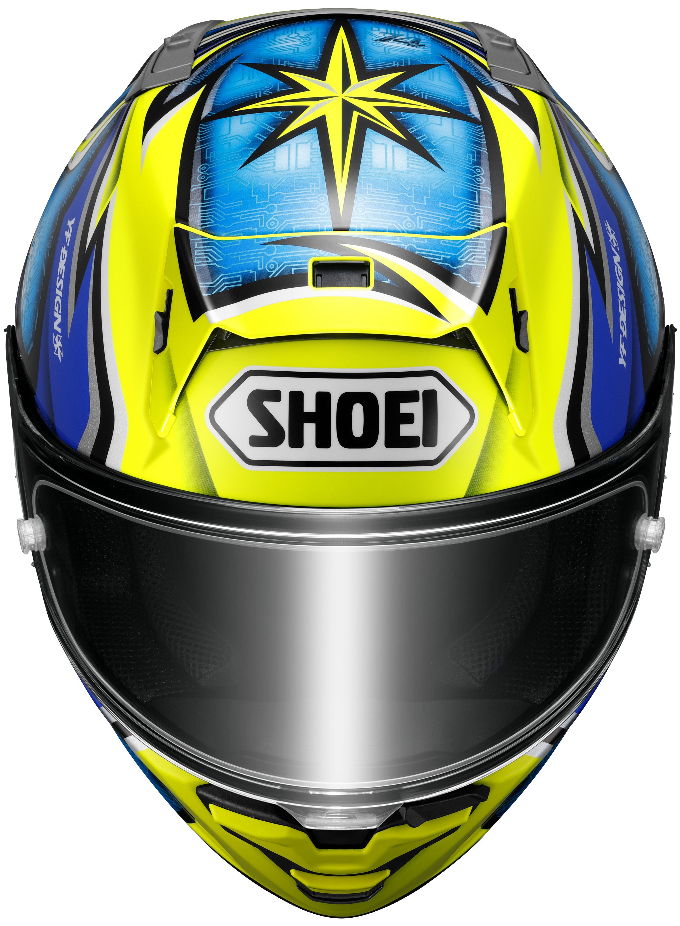 Shoei X-15 Daijiro Full Face Helmet - TC-3 - top