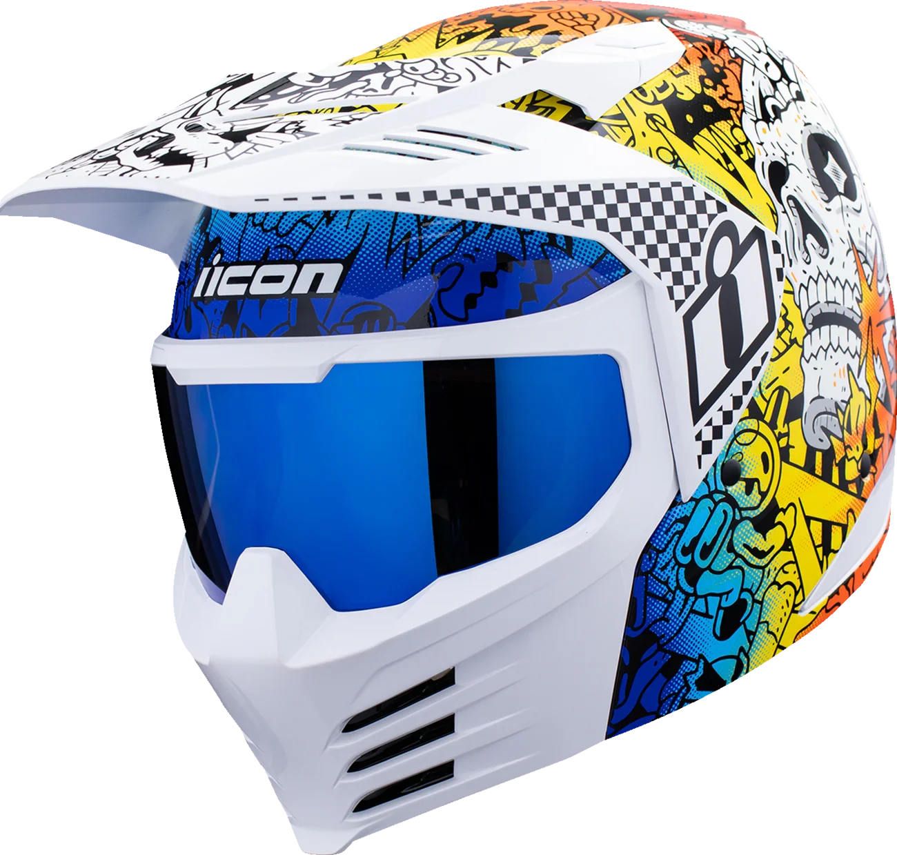 ICON Elsinore- Doodle 3 Helmet