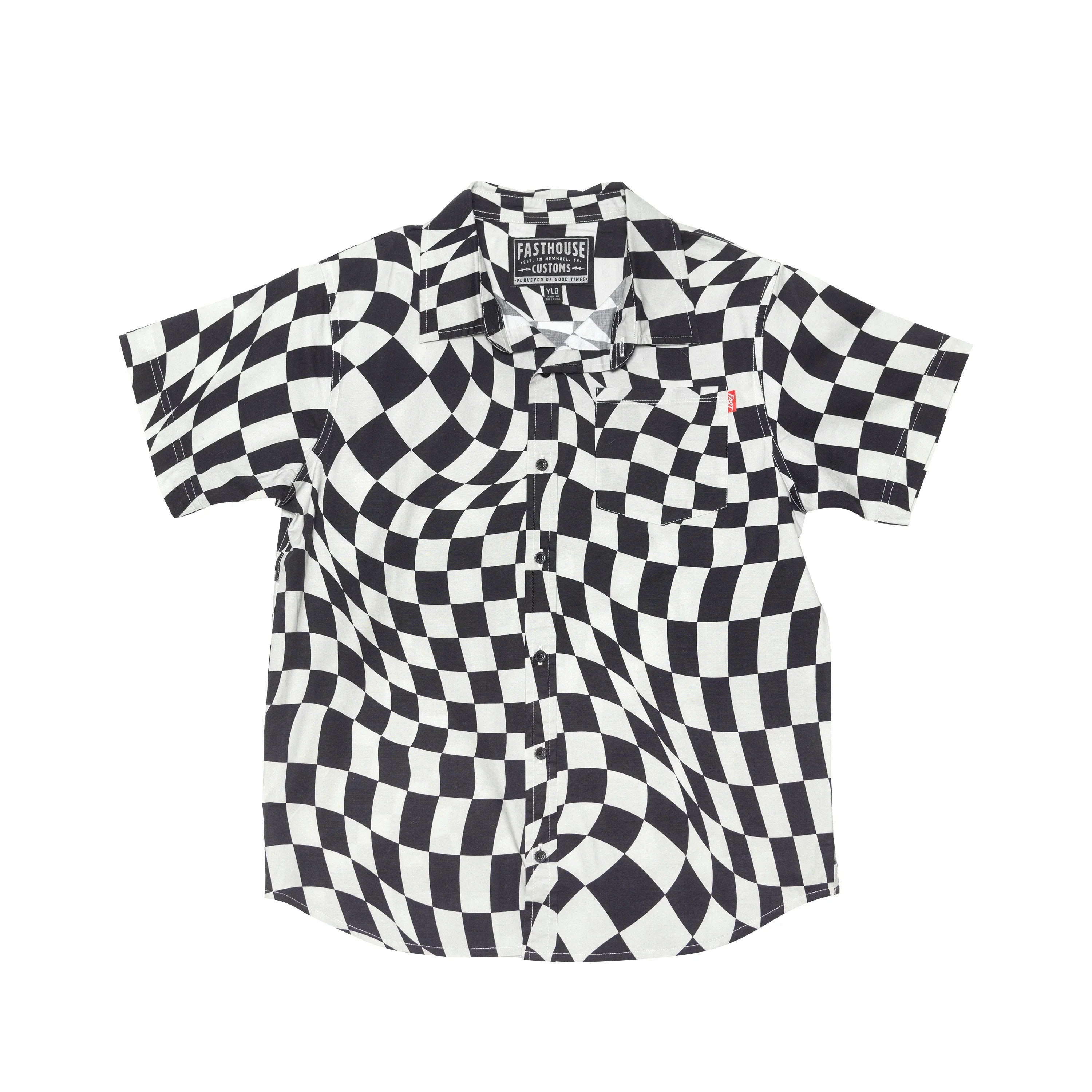Fasthouse Youth Trip Short Sleeve Button Shirt