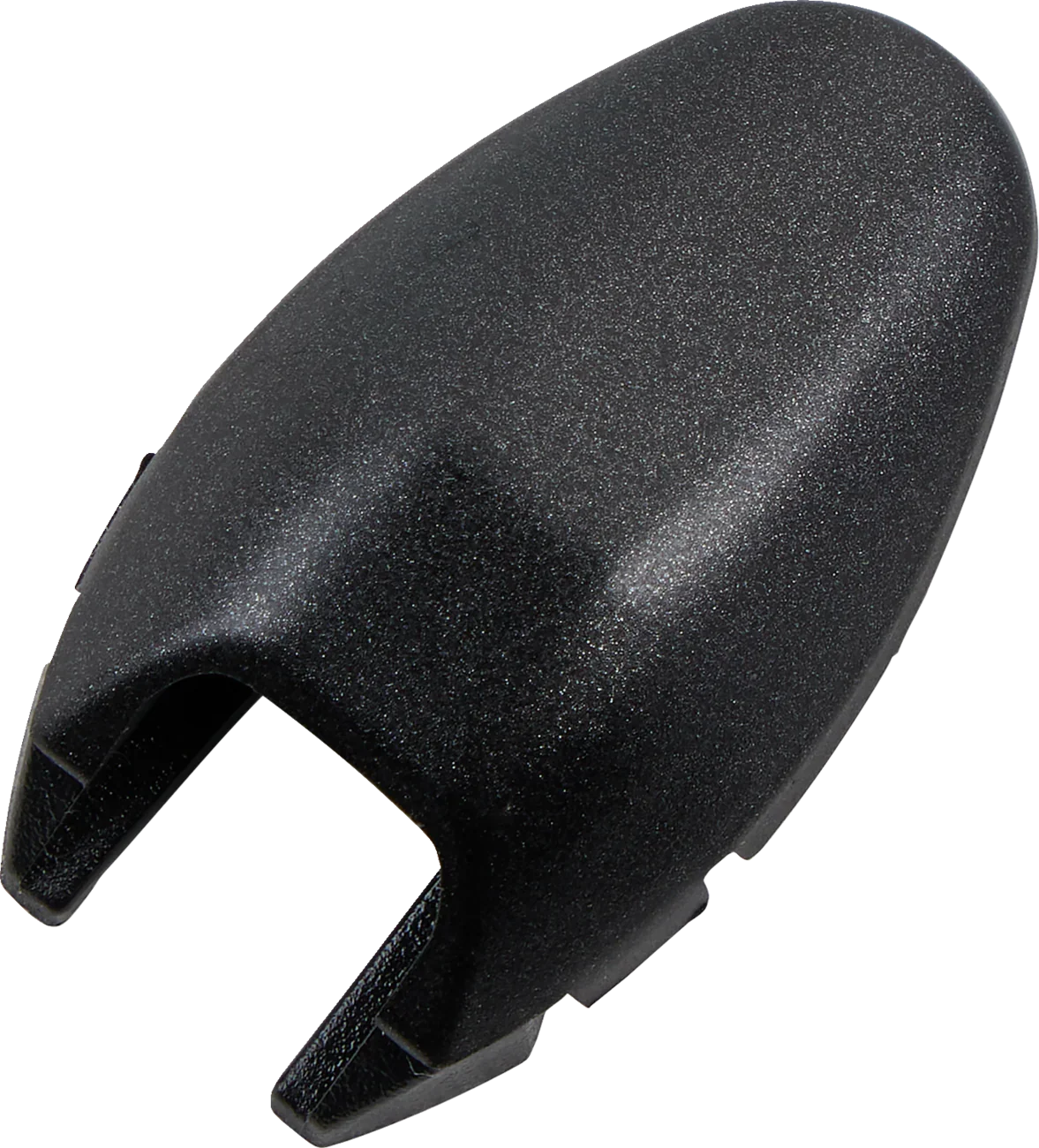 Black motorcycle helmet visor cover accessory for protective gear