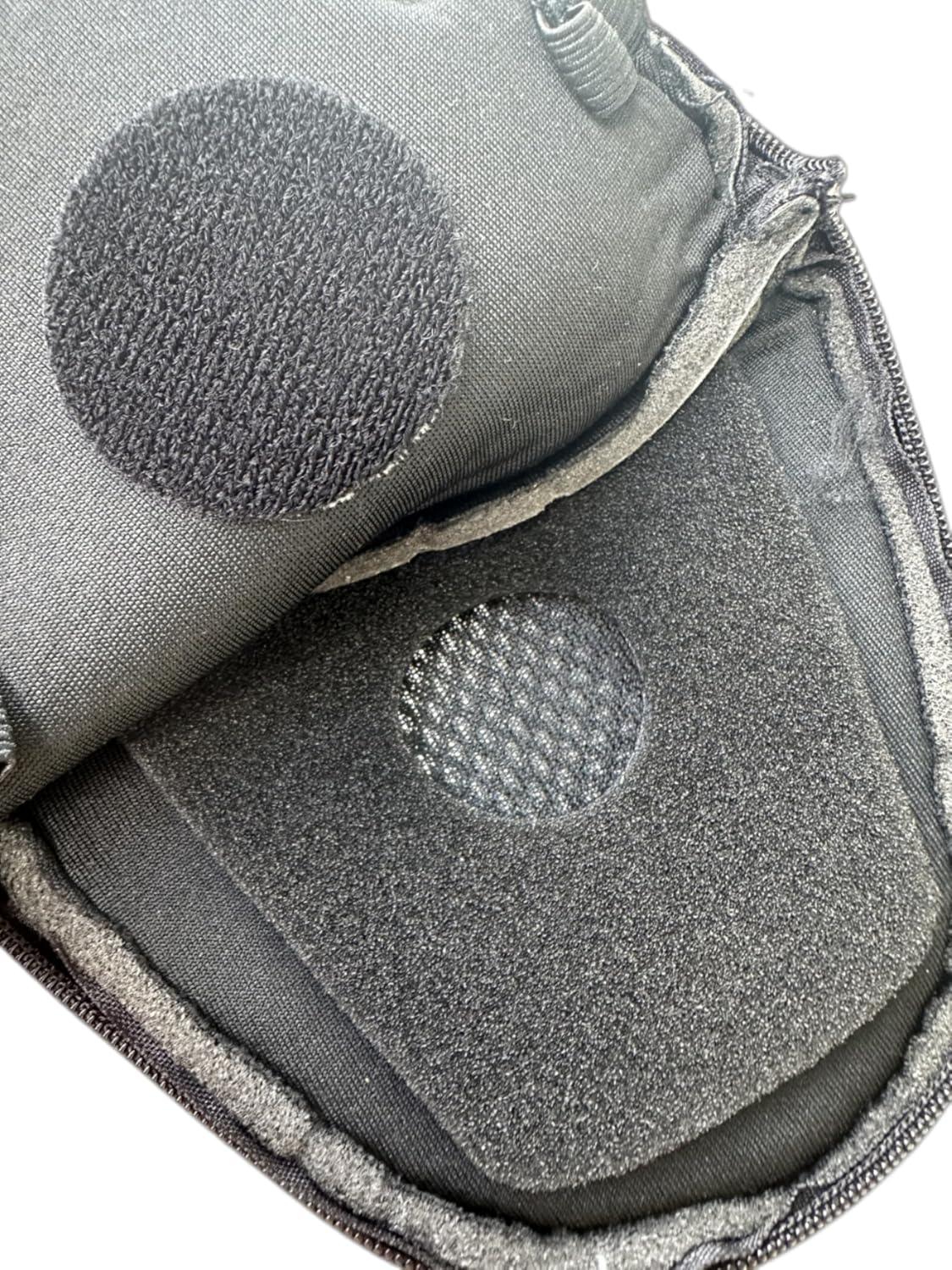 The Helmet Shop Half Helmet Speaker Pouch & Ear Protection Pads – Bluetooth & Corded Headset Compatible