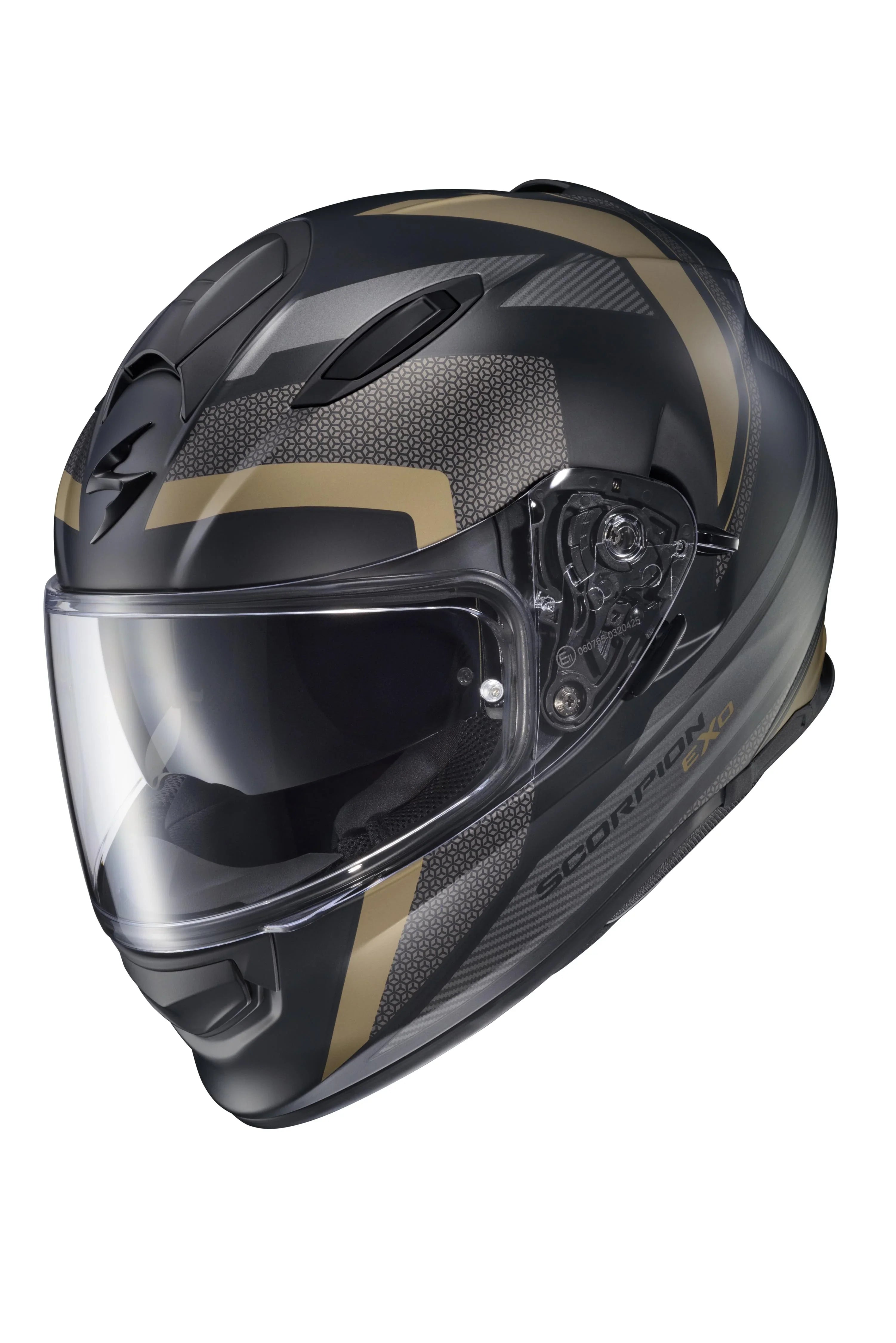 scorpion exo 1000 rpm gold helmet Exo-HX1 Carbon SE (Black/Gold) DOT FMVSS No. Scorpion EXO-HX1 CARBON SE Black