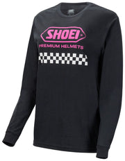 SHOEI CORP LOGO LONG SLEEVE T-SHIRT WOMENS PINK