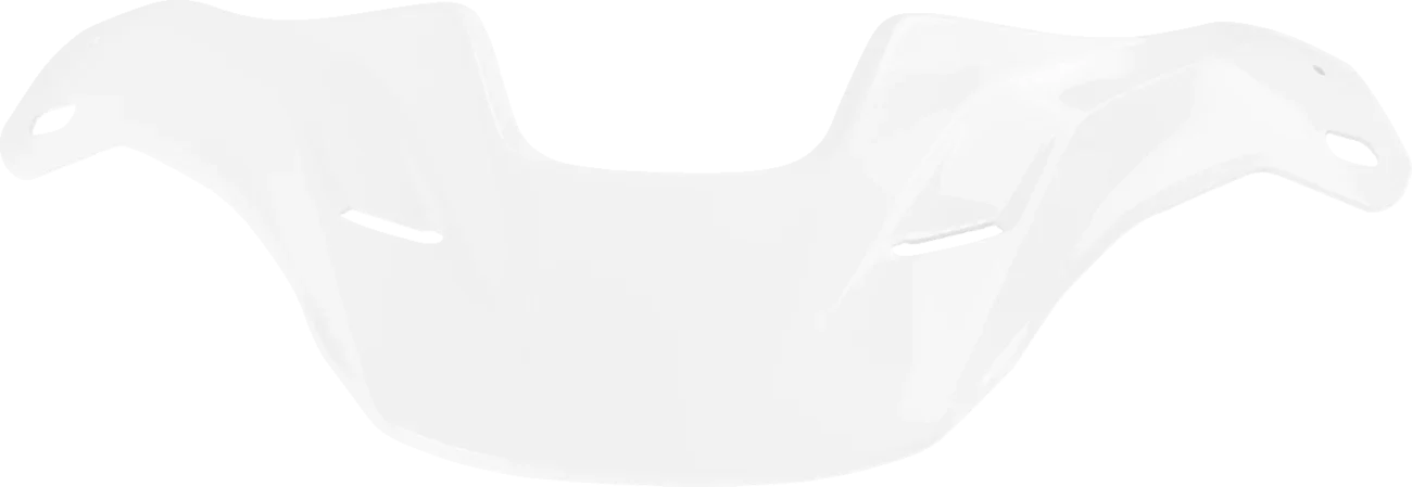 Clear motorcycle helmet visor shield for full-face protection and wind deflection
