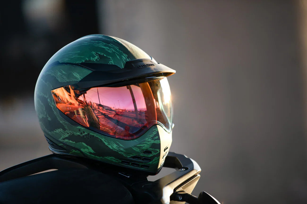 ICON Domain- Tiger's Blood Helmet