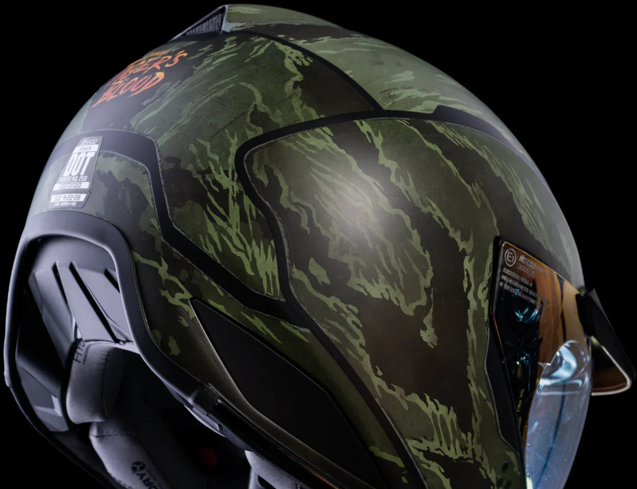 ICON Domain- Tiger's Blood Helmet