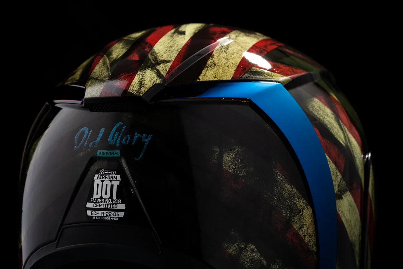 ICON Airform- Old Glory Helmet