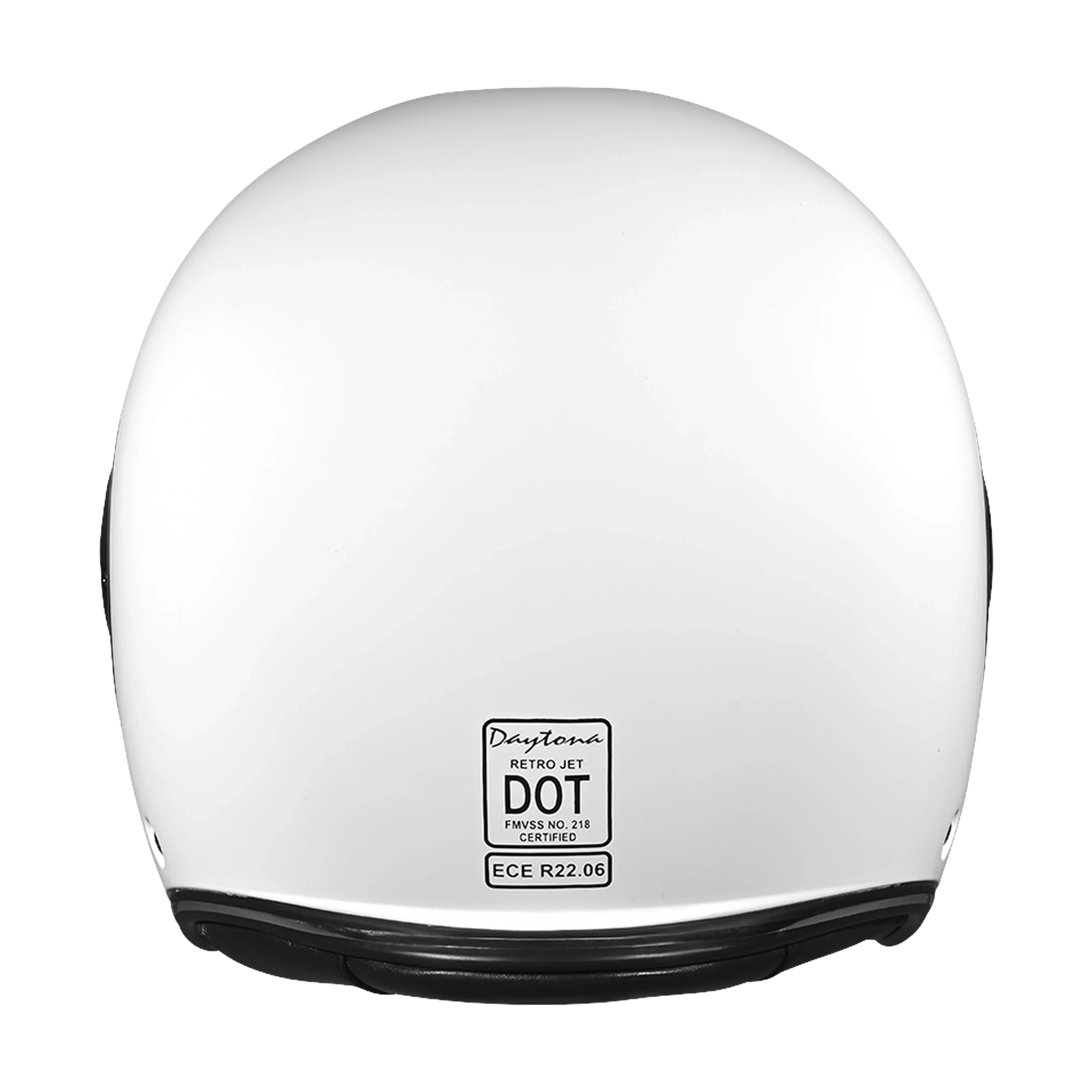 Daytona Helmets D.O.T. & ECE Daytona Retro Jet- Hi-Gloss White