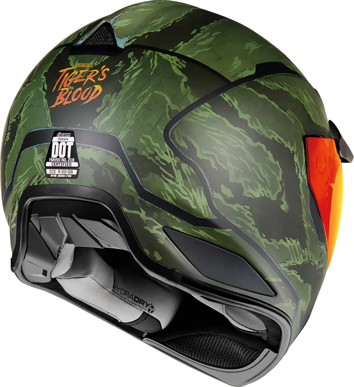 ICON Domain- Tiger's Blood Helmet