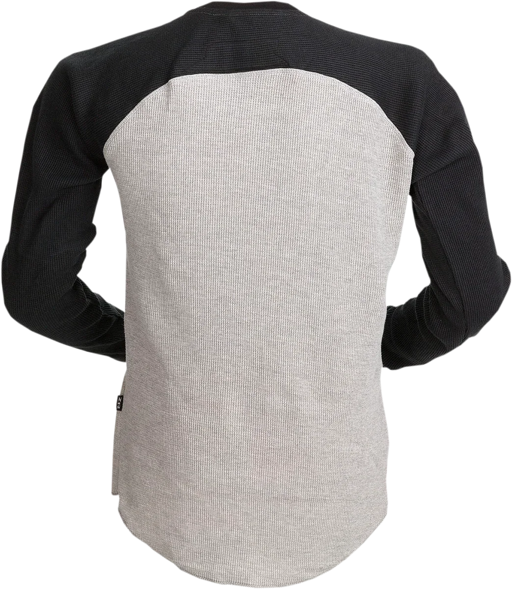 Z1R Waffle Long-Sleeve Knit Shirt