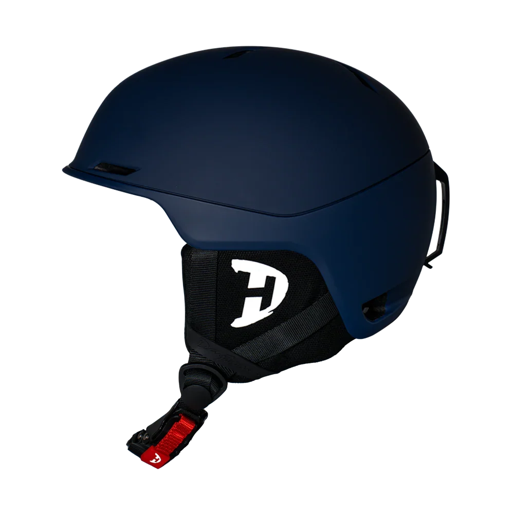Daytona Helmets Daytona Steeze Snowboard Helmet - Adjustable Helmet for Men, Women & Youth - Dull Blue Finish