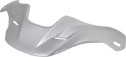 Silver motorcycle helmet visor shield replacement part for full-face helmets