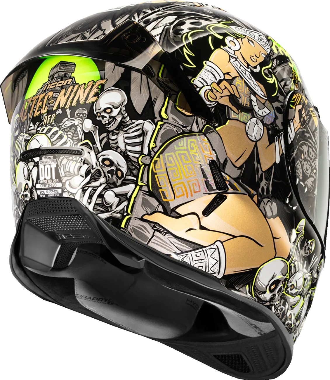 ICON Airframe Pro- Aztec Nine Helmet – The Helmet Shop