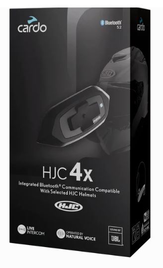 Cardo HJC 4X Premium Bluetooth® Communication System for HJC Helmets
