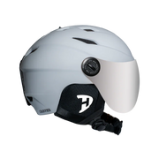 Daytona Helmets Daytona Carver Ski Helmet - Adjustable Ski Helmet for Men, Women & Youth - Dull Chalk White with Anti-Fog Visor