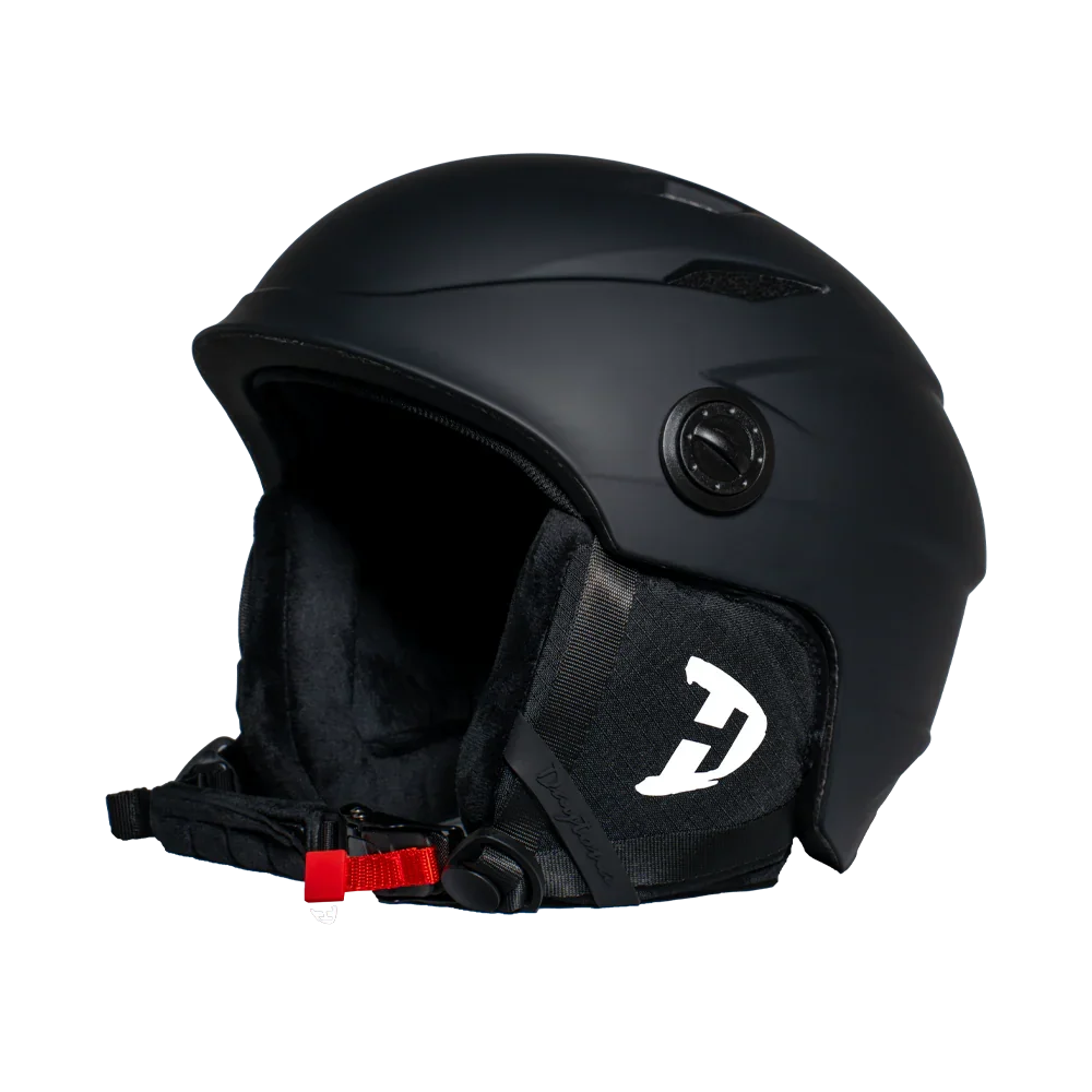 Daytona Helmets Daytona Carver Ski Helmet - Adjustable Helmet for Men, Women & Youth - Dull Grey with Anti-Fog Visor