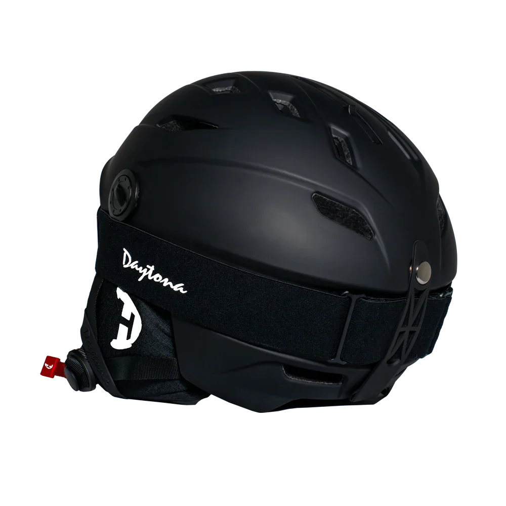 Daytona Helmets Daytona Carver Ski Helmet - Adjustable Ski Helmet for Men, Women & Youth - Dull Chalk White with Anti-Fog Visor