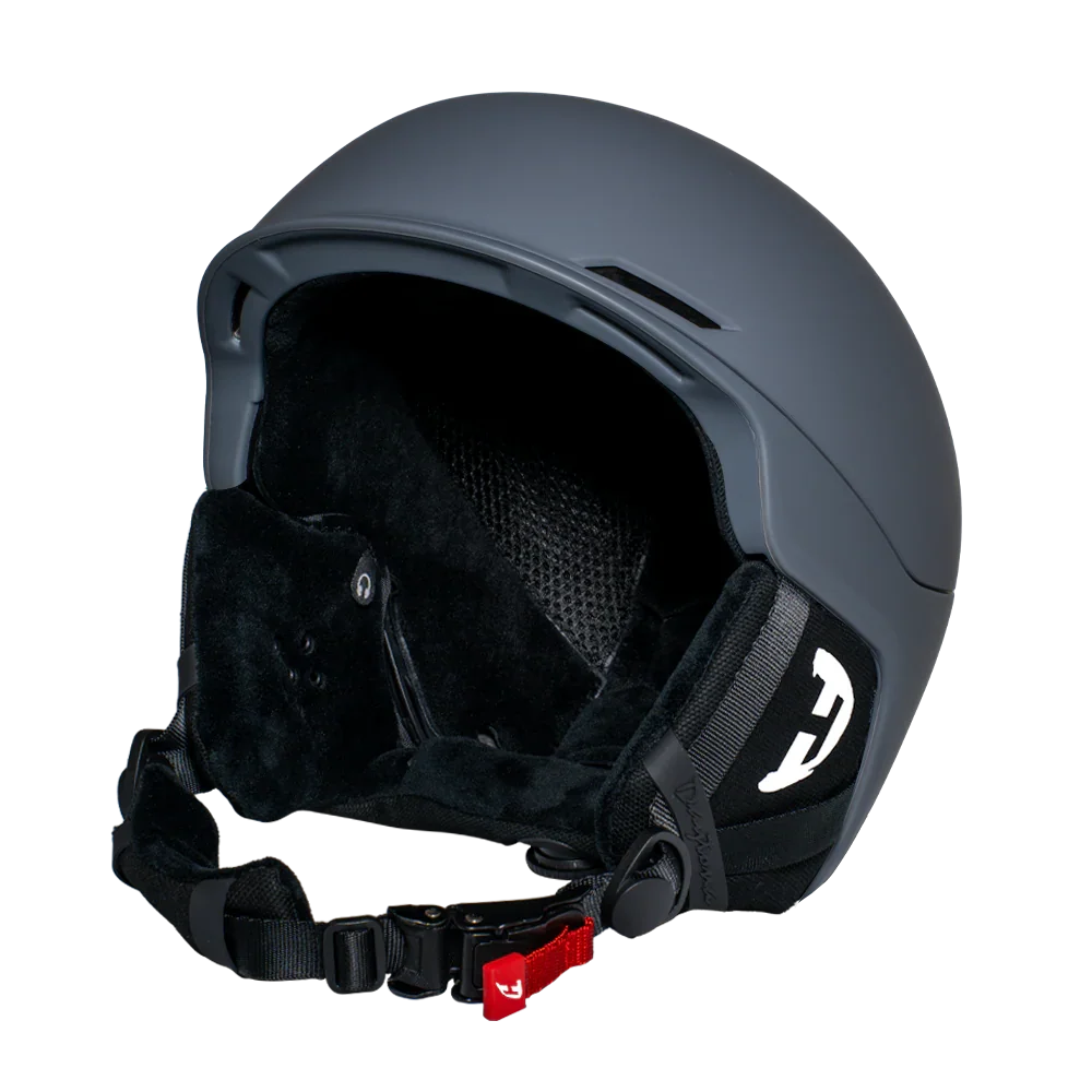 Daytona Helmets Daytona Steeze Snowboard Helmet - Adjustable Helmet for Men, Women & Youth - Dull Grey Finish