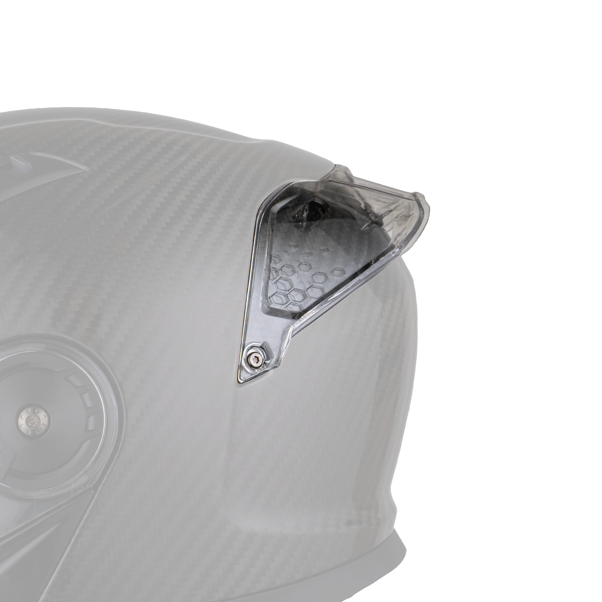 Daytona Helmets C6 Rear Spoiler- Clear