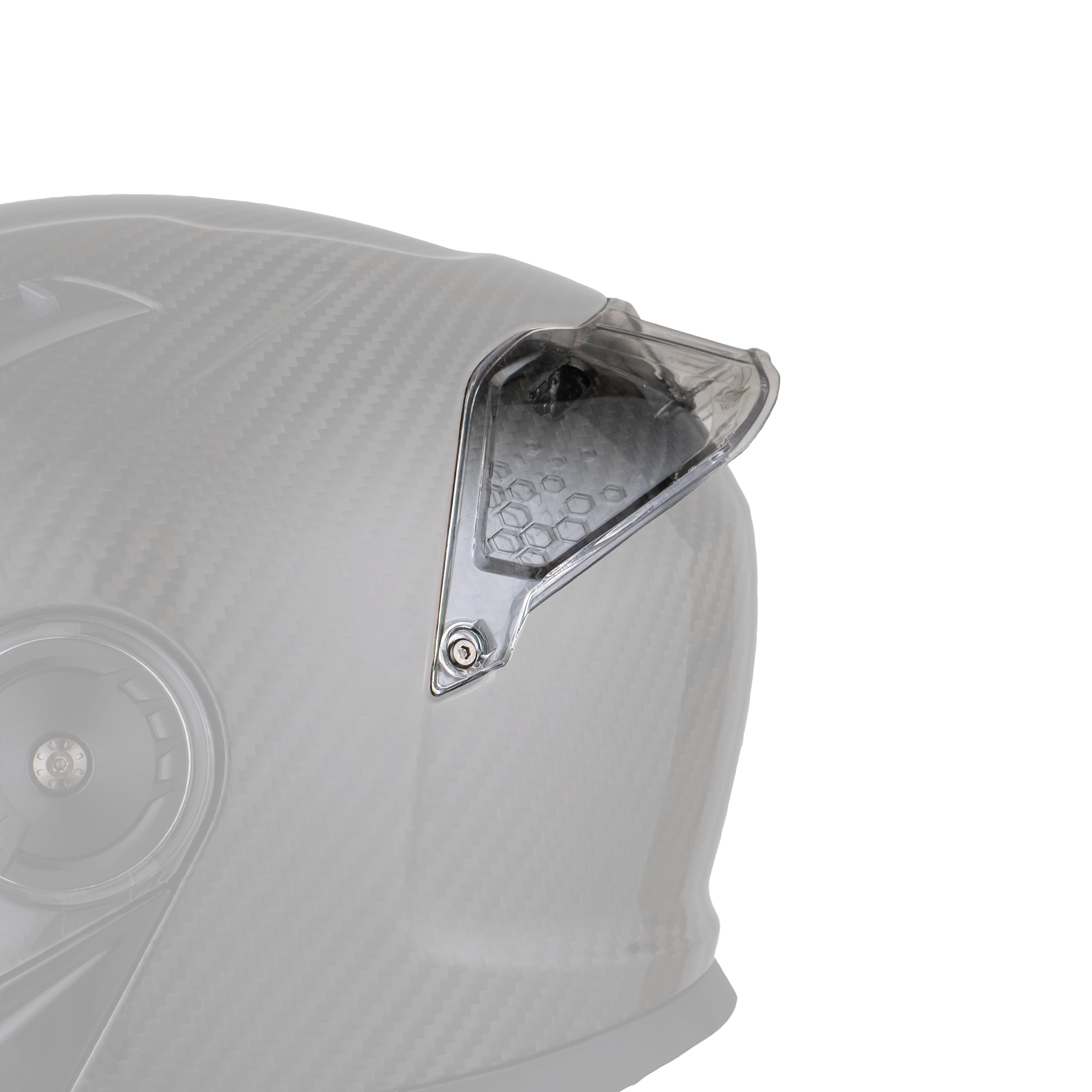 Daytona Helmets C6 Rear Spoiler- Clear