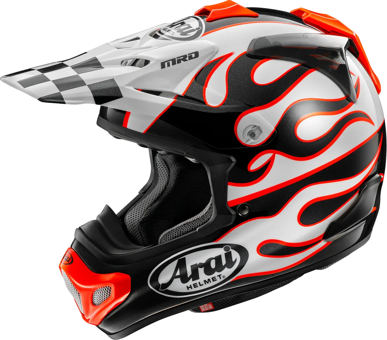 arai helmet line VX-Pro4 Slash - Red stroke Lever Placed At The Top If The Rider Cant See The Lever And The Logo Is In Its Normal Place ARAI Contour-X Motorcycle Helmet -