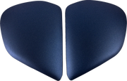 Navy blue motorcycle helmet cheek pads for comfort and fit