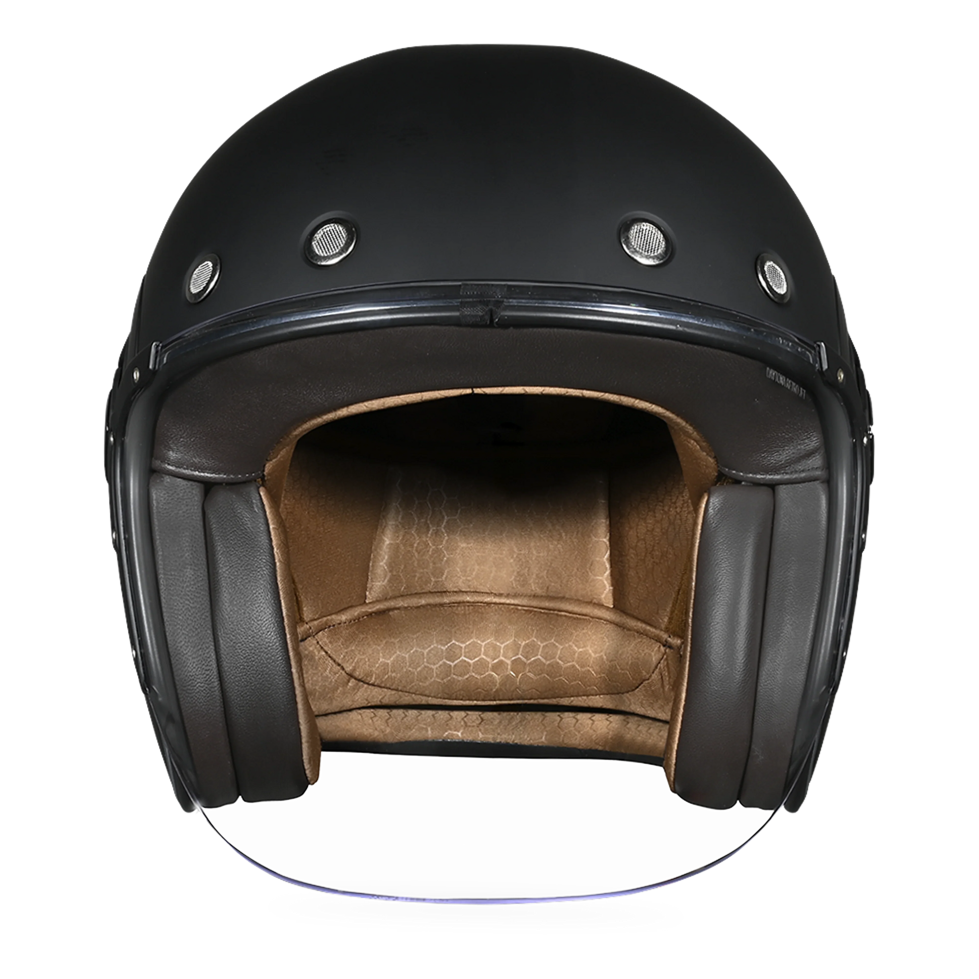 Daytona Helmets D.O.T. & ECE Daytona Retro Jet- Dull Black