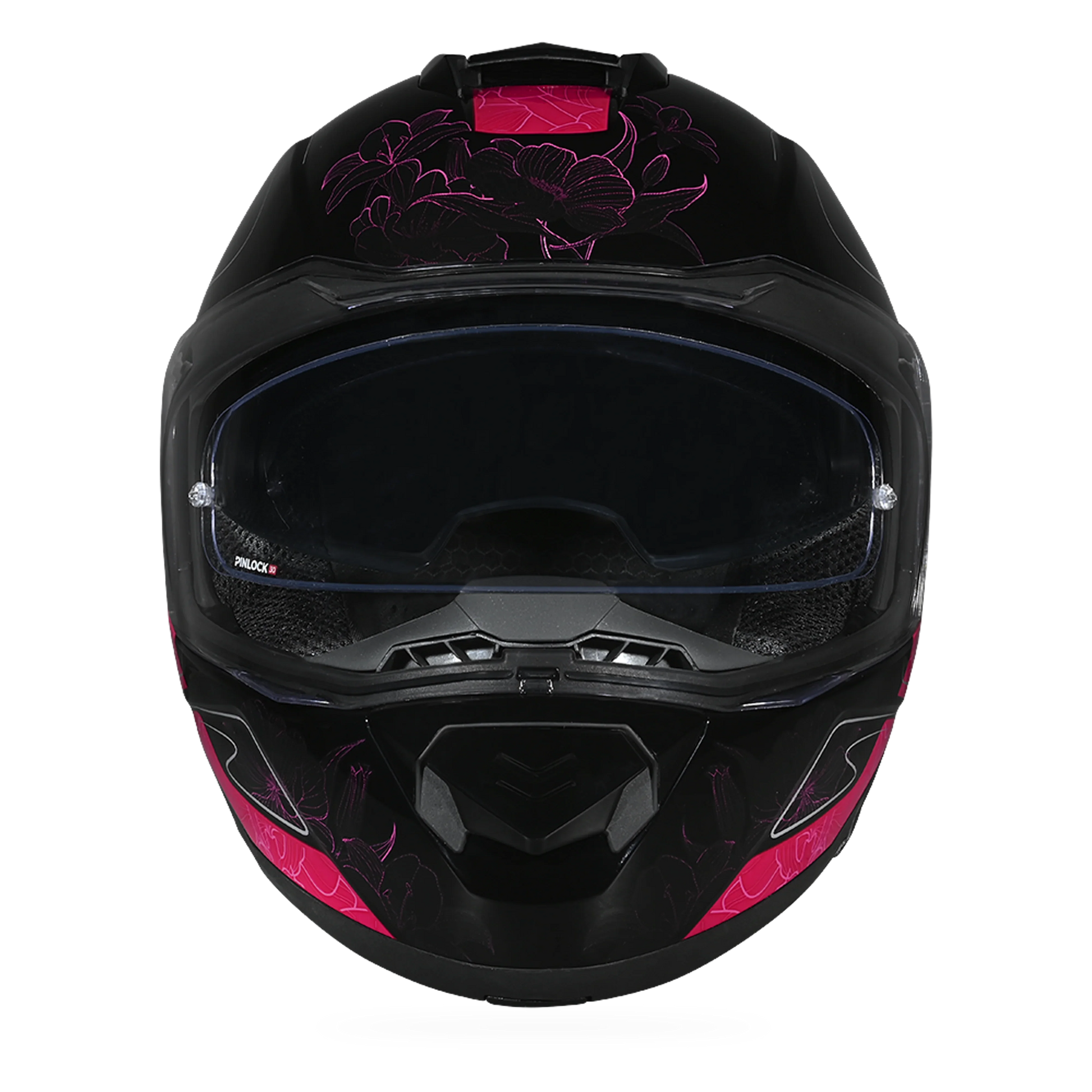 Daytona Helmets Daytona Glide Modular Motorcycle Helmet - DOT Approved, Bluetooth Ready, Dual Visor, Men/Women/Youth - W/ Flowers