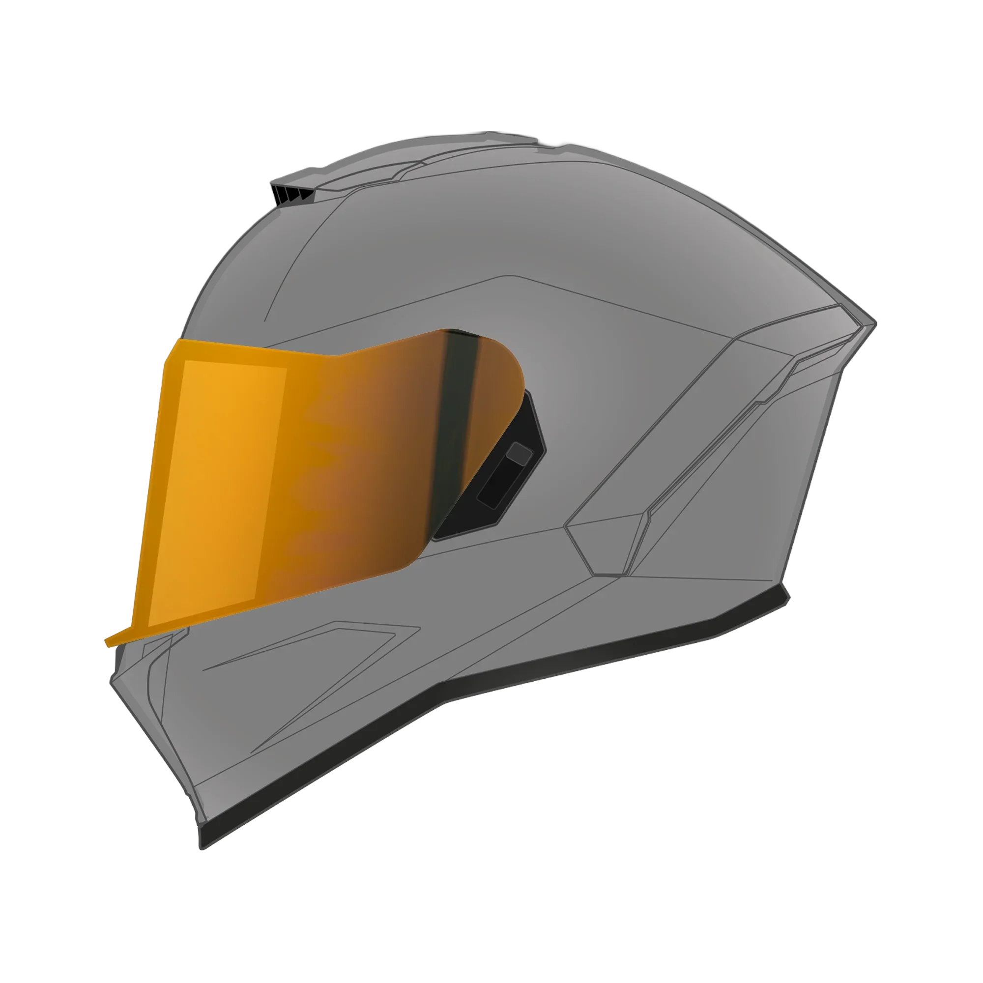 Daytona Helmets Viper Shield Outer- Gold