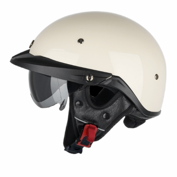 Soman H6 Motorcycle Half Helmet w/Sunshield