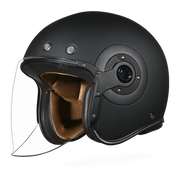 Daytona Helmets D.O.T. & ECE Daytona Retro Jet- Dull Black