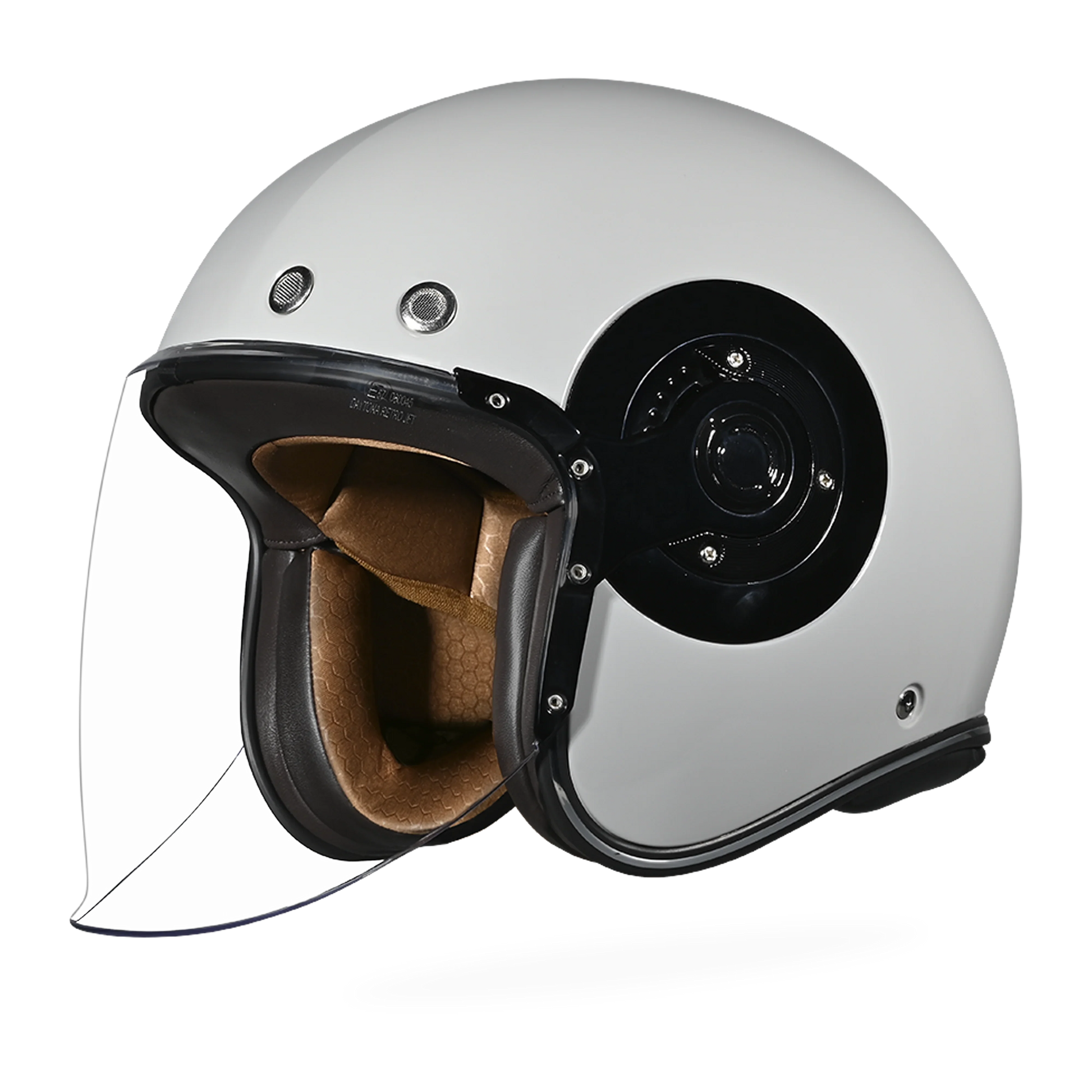 Daytona Retro Jet – Cool Grey – The Helmet Shop