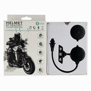 Intercom Bluetooth Headset for Open-Face Helmets- Single Pack