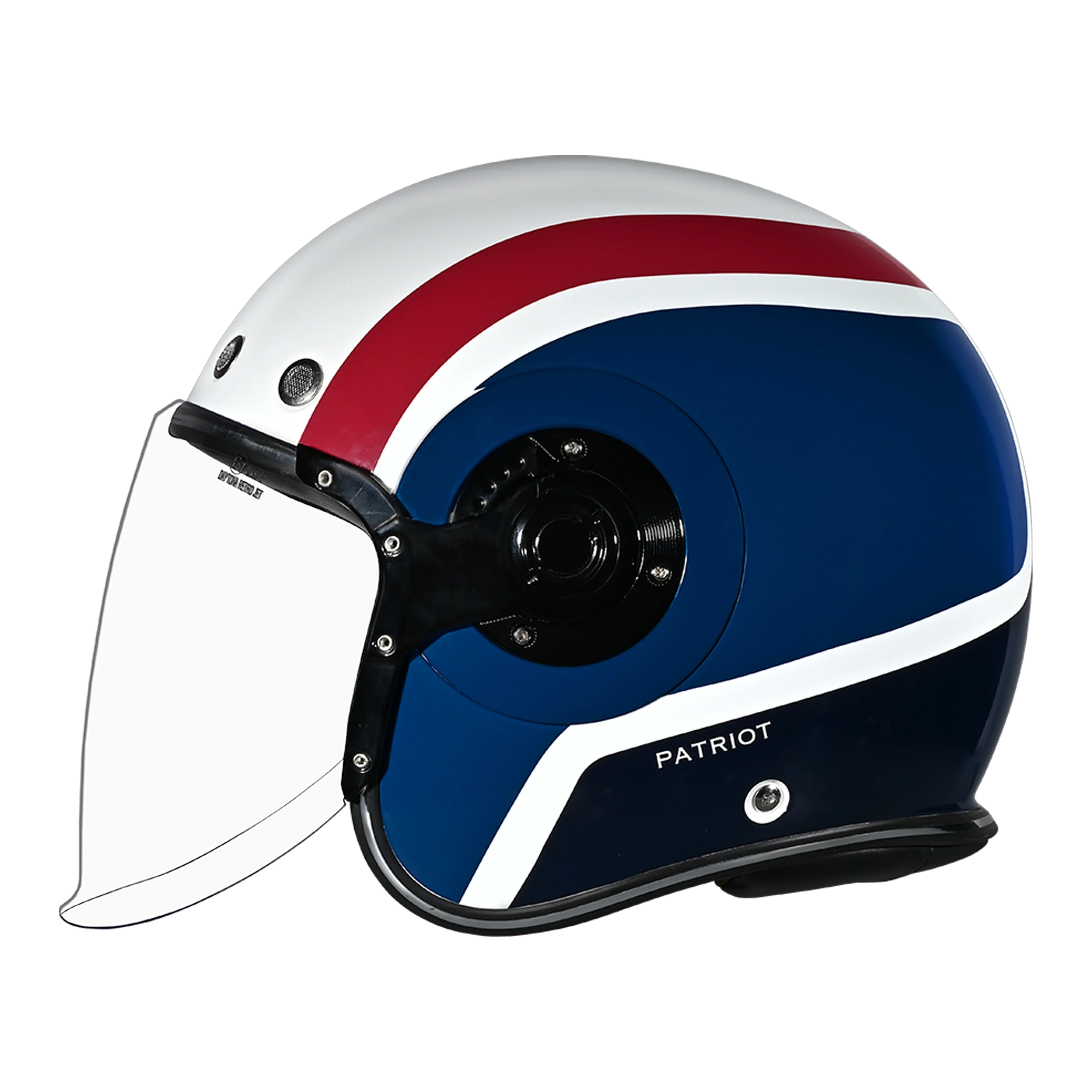 Daytona Helmets D.O.T. & ECE Daytona Retro Jet- W/ Patriot