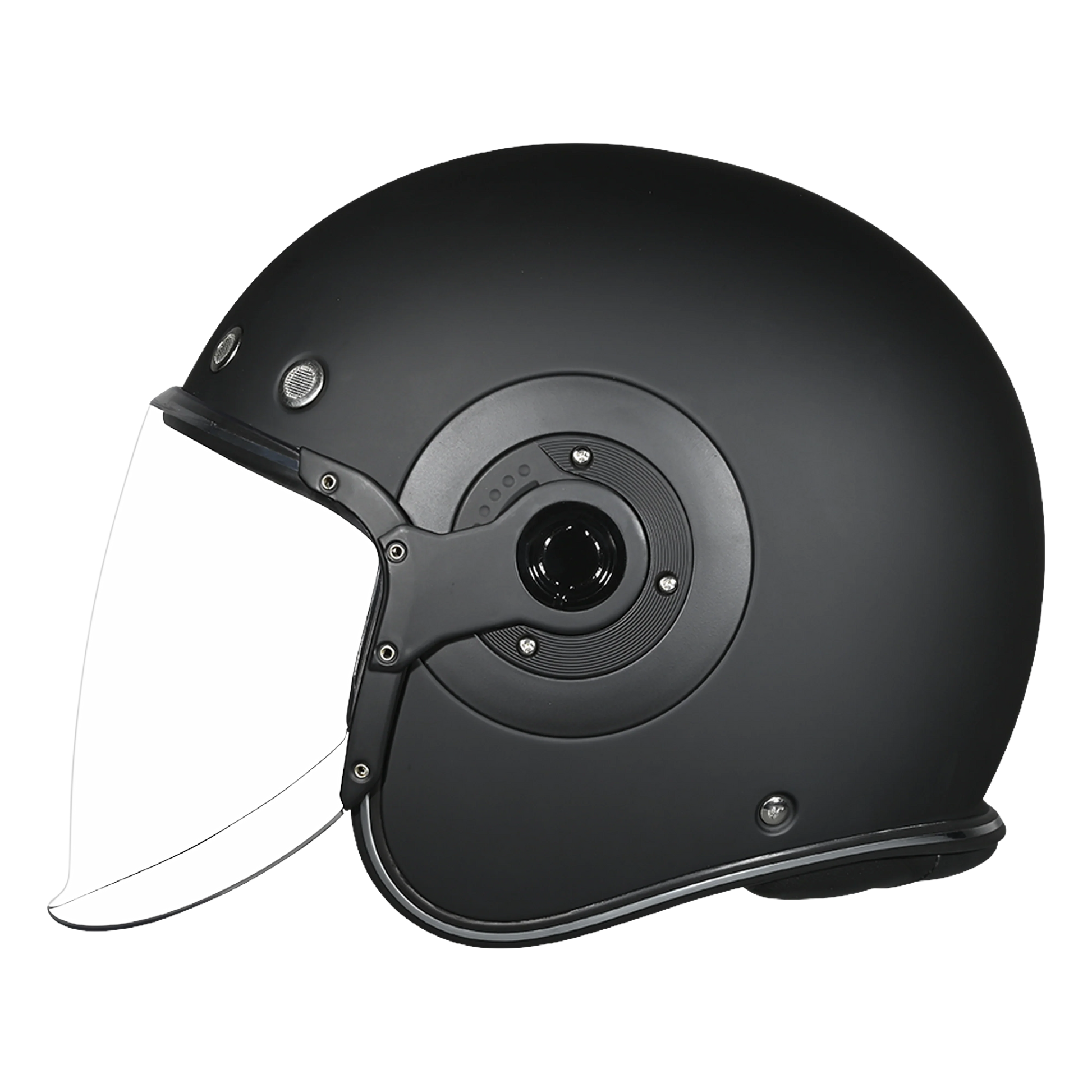 Daytona Helmets D.O.T. & ECE Daytona Retro Jet- Dull Black