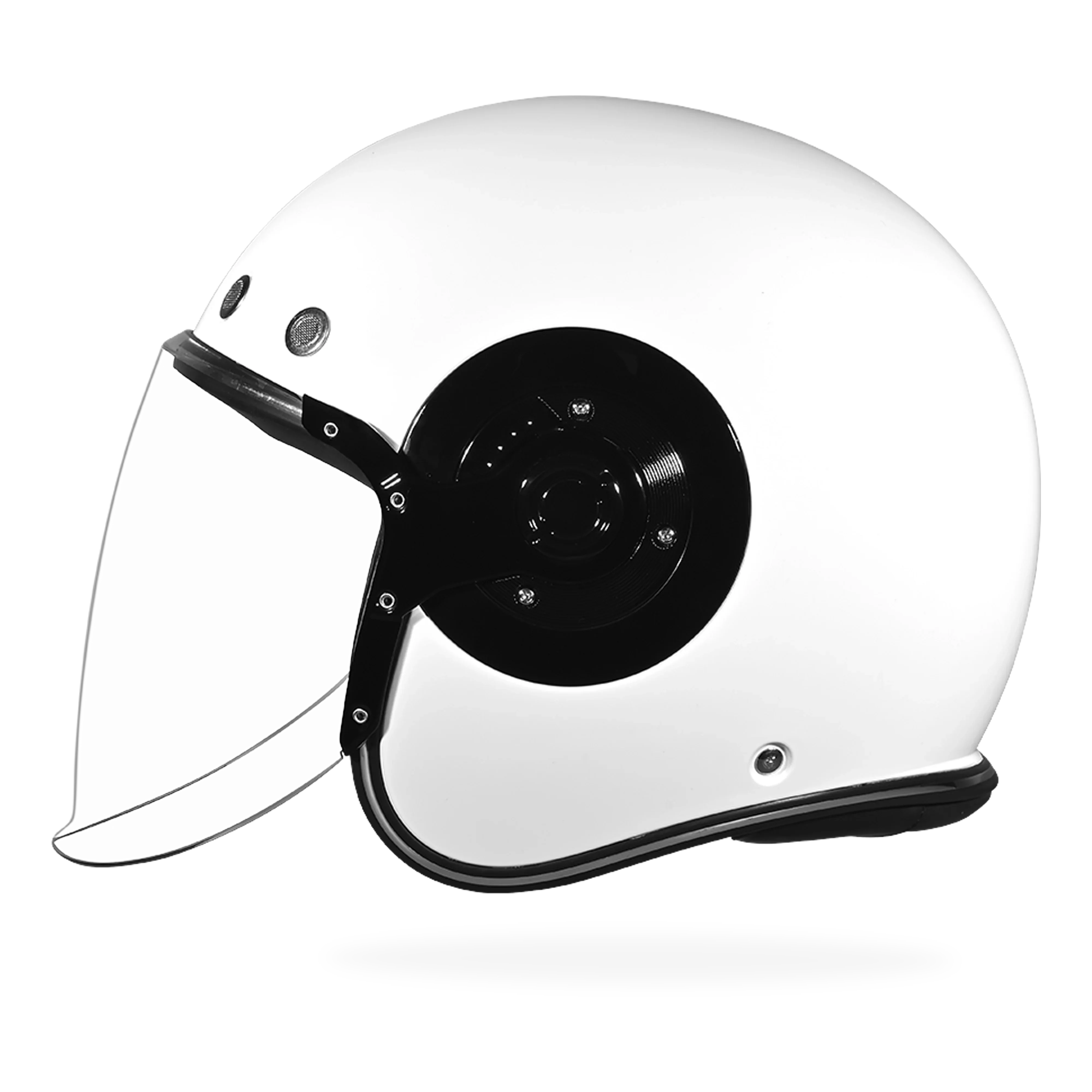 Daytona Helmets D.O.T. & ECE Daytona Retro Jet- Hi-Gloss White