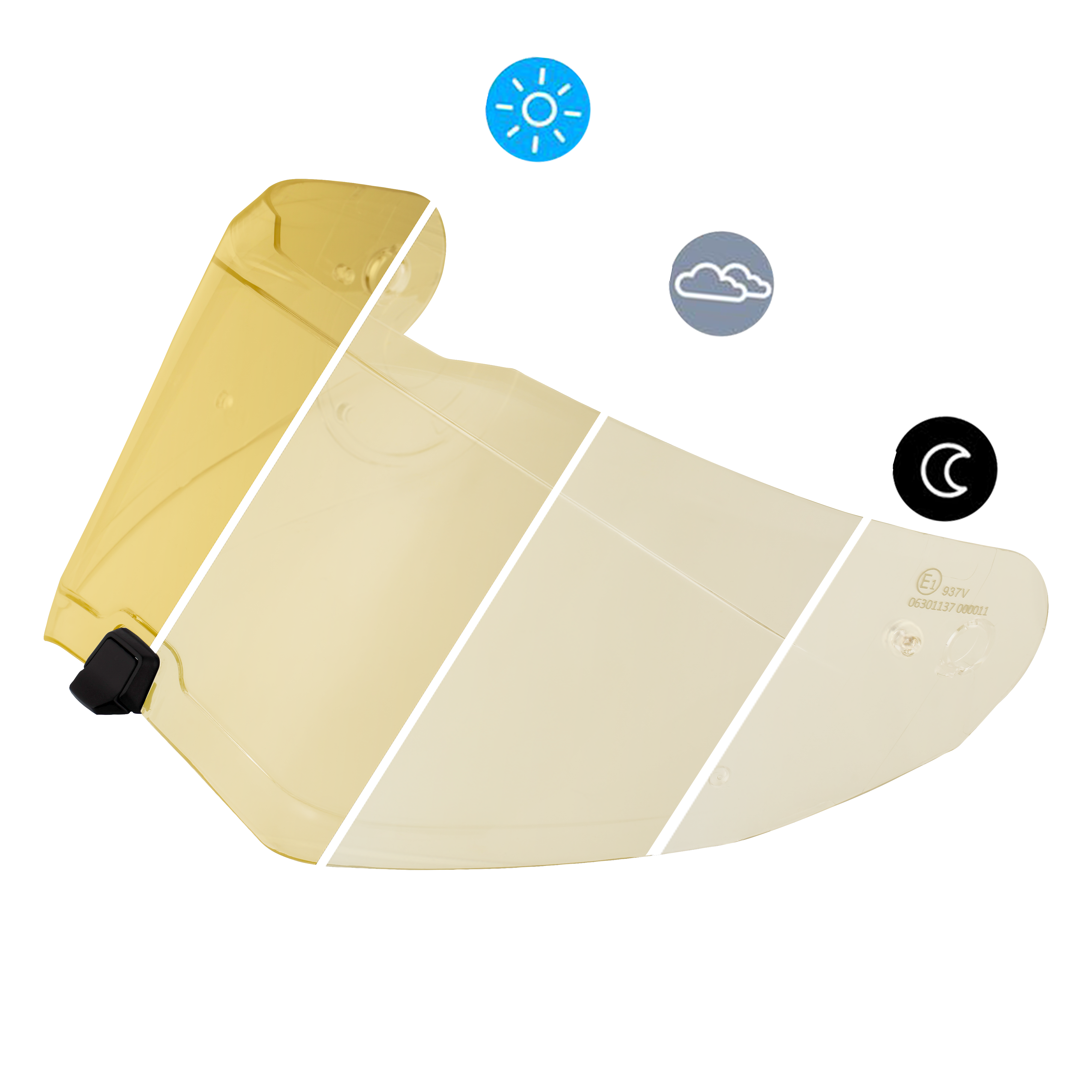 Legacy Shield Outer- Photochromic Gold