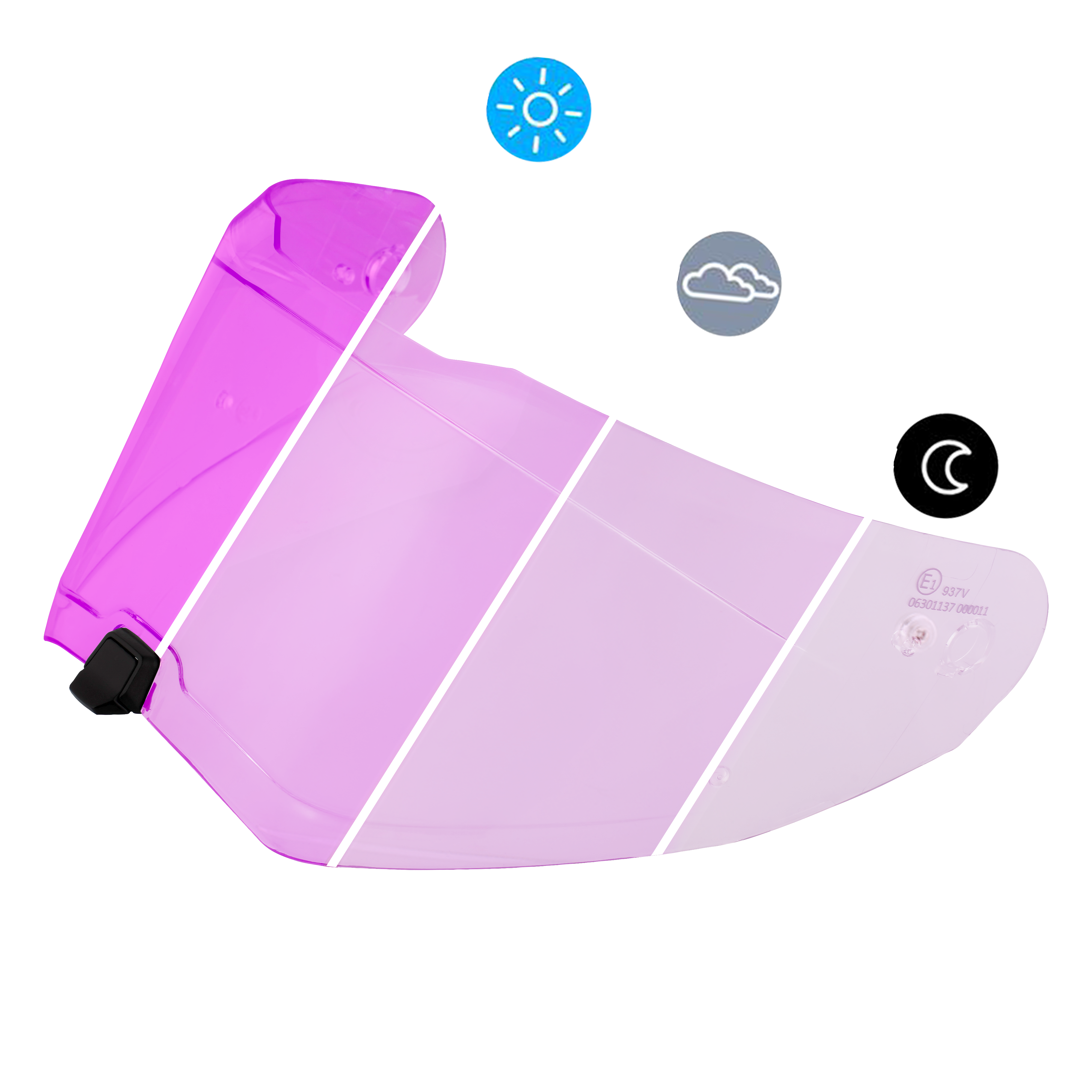 Legacy Shield Outer- Photochromic Pink
