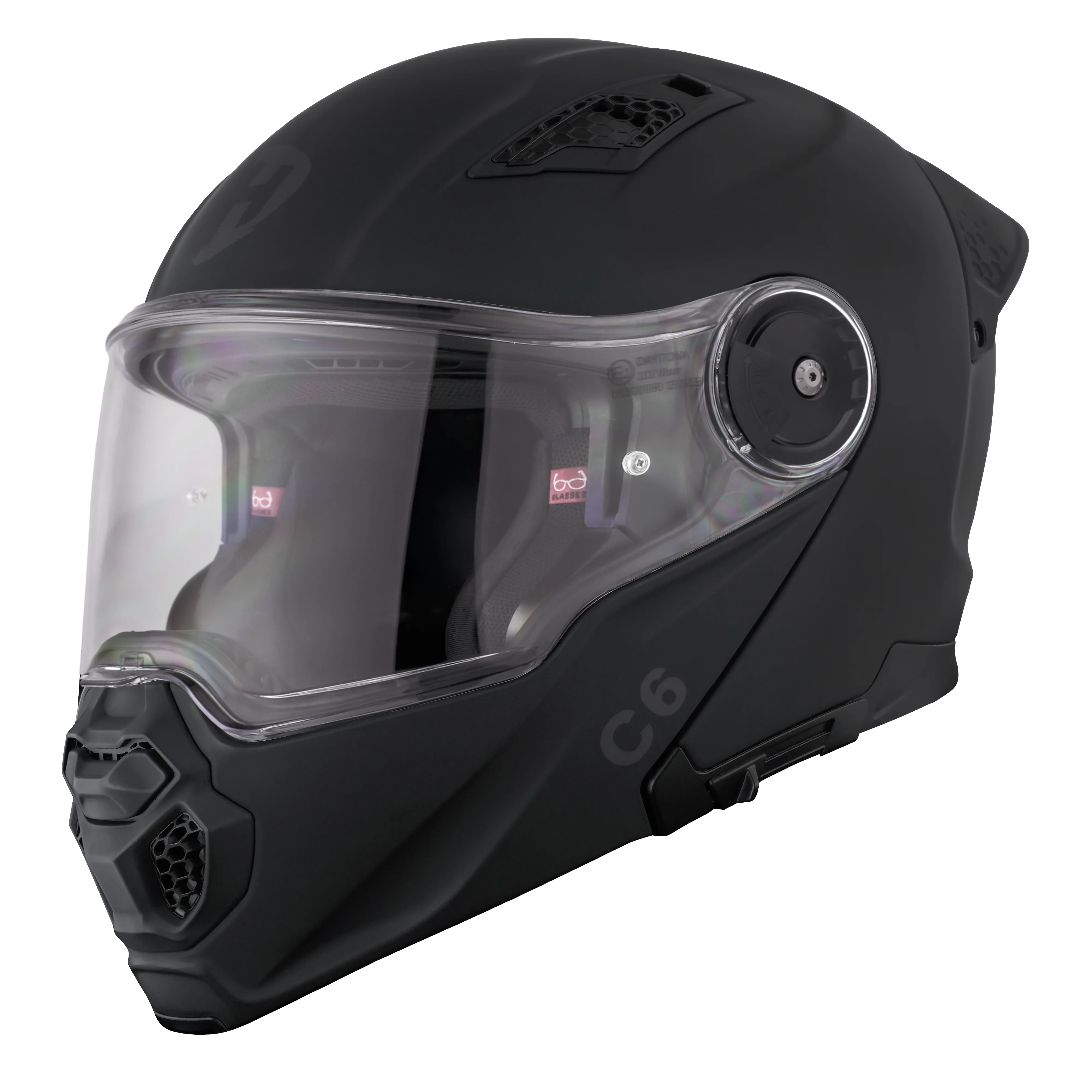Daytona Helmets D.O.T. & ECE Daytona C6- Dull Black