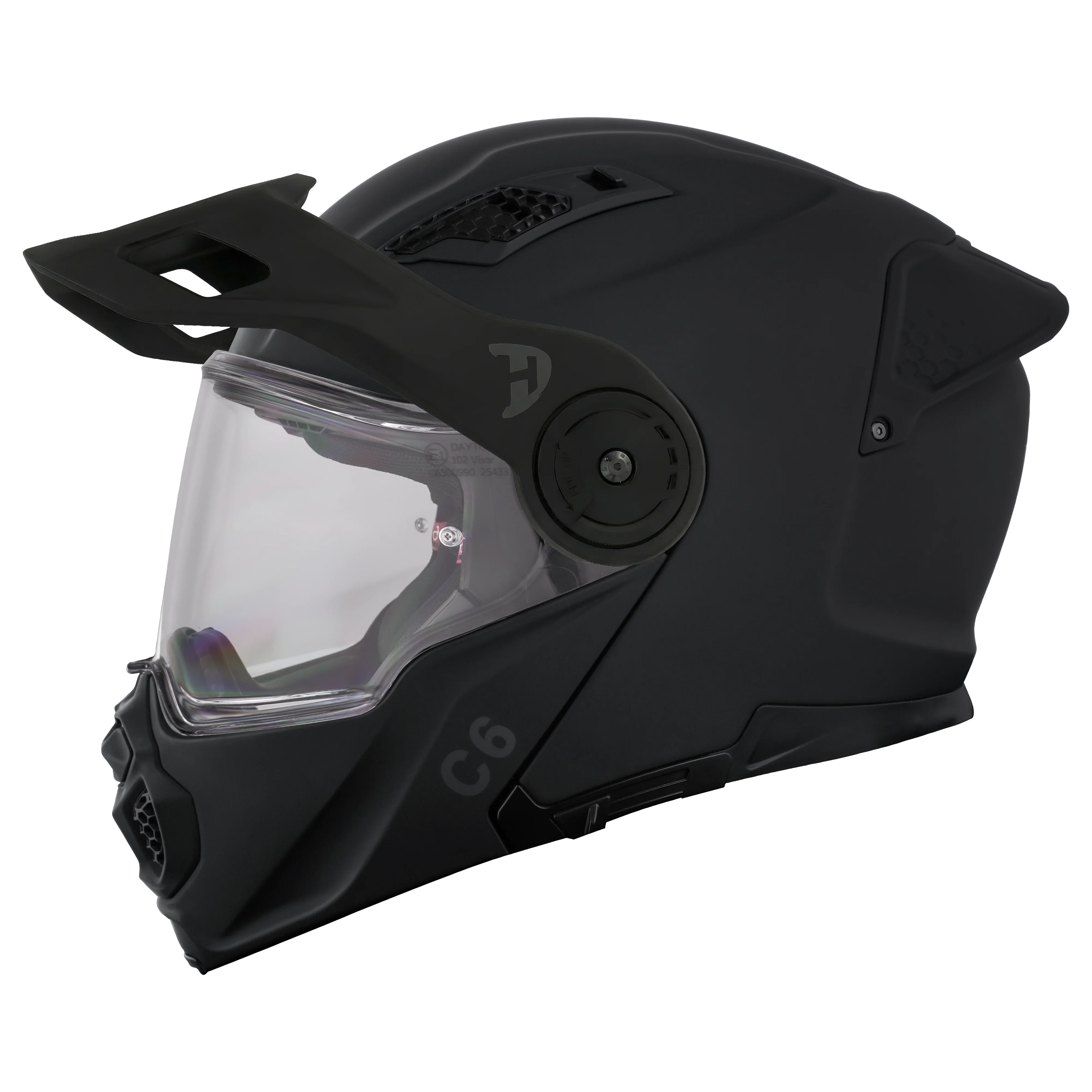 Daytona Helmets D.O.T. & ECE Daytona C6- Dull Black