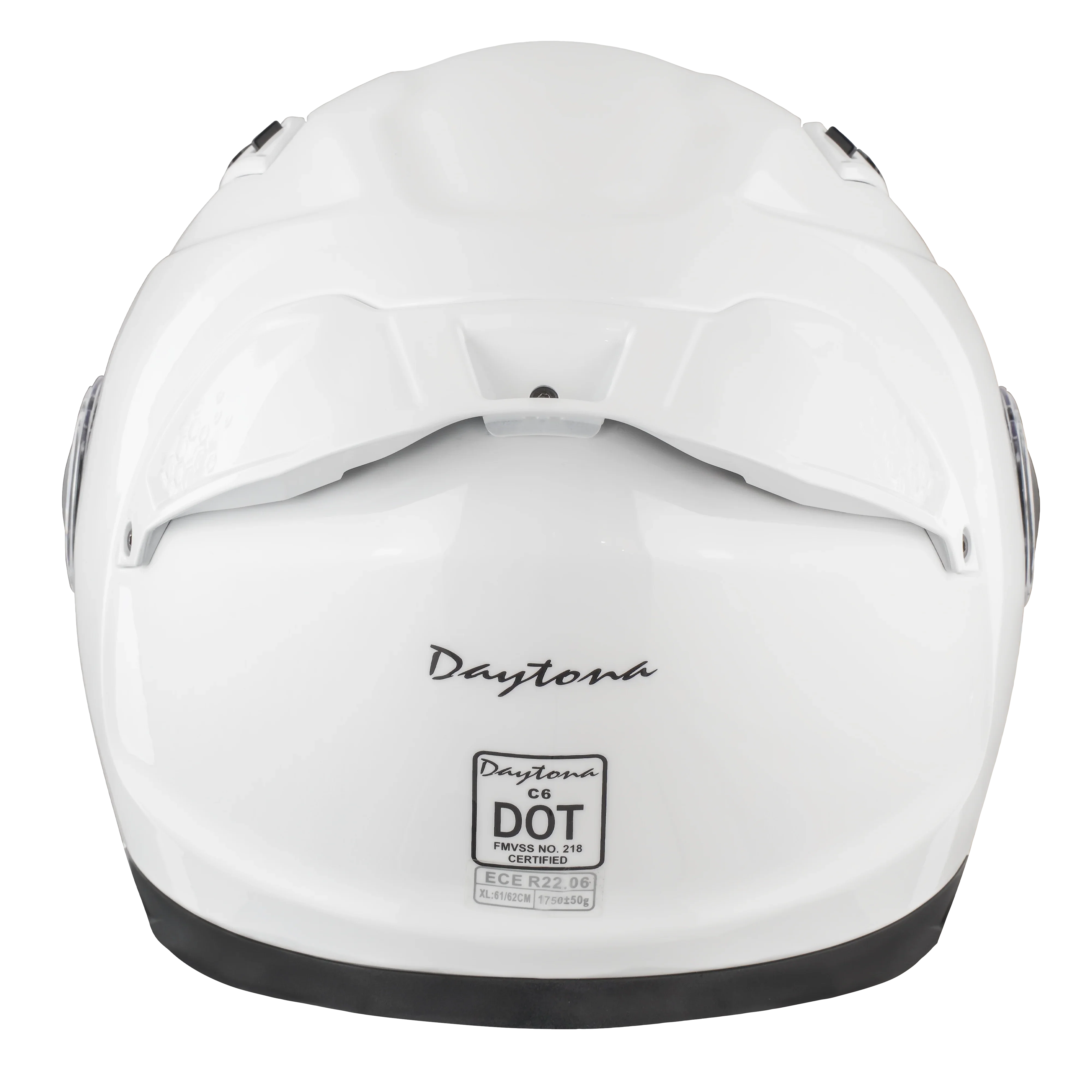 Daytona Helmets D.O.T. & ECE Daytona C6- Hi-Gloss White
