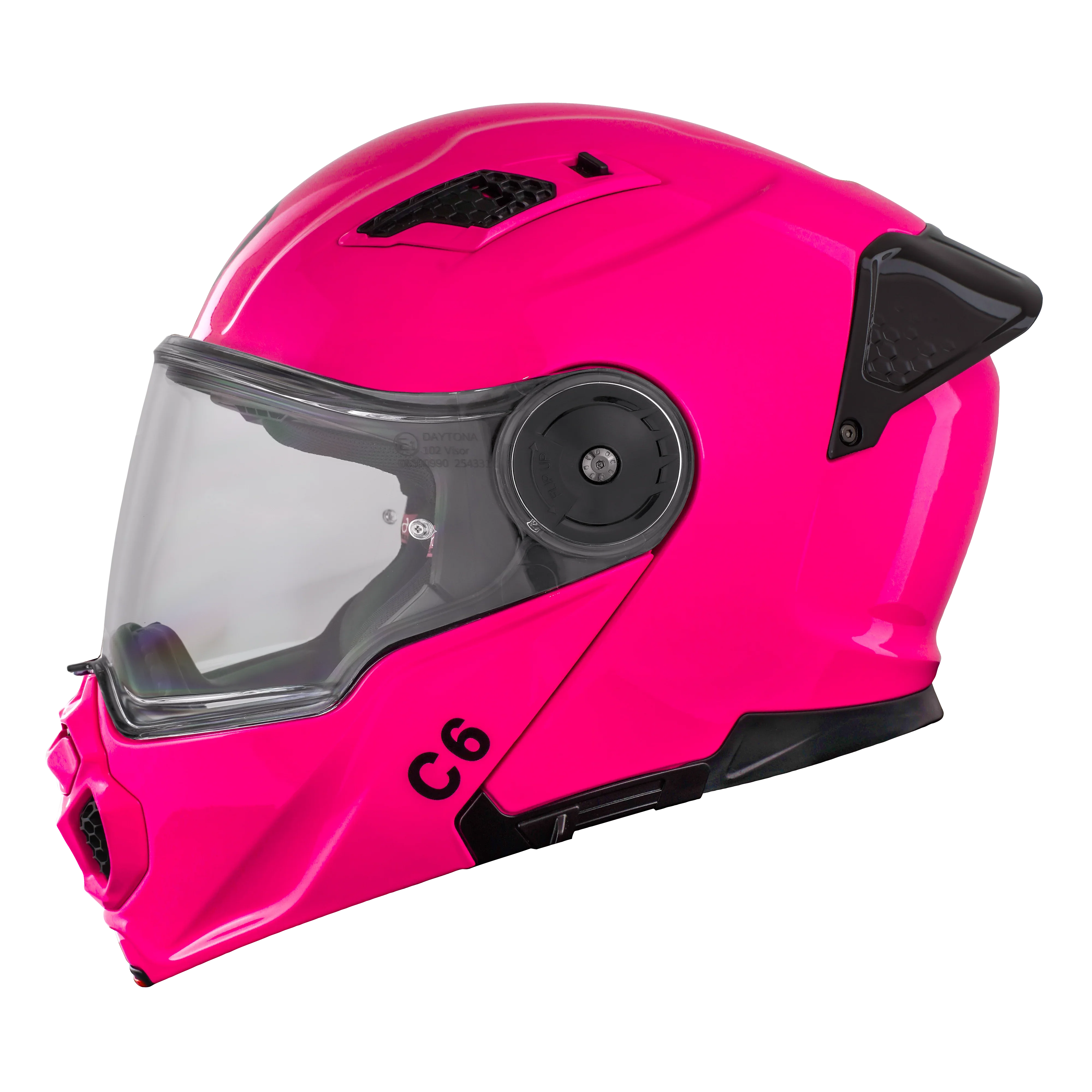Daytona Helmets D.O.T. & ECE Daytona C6- Hi-Gloss Pink