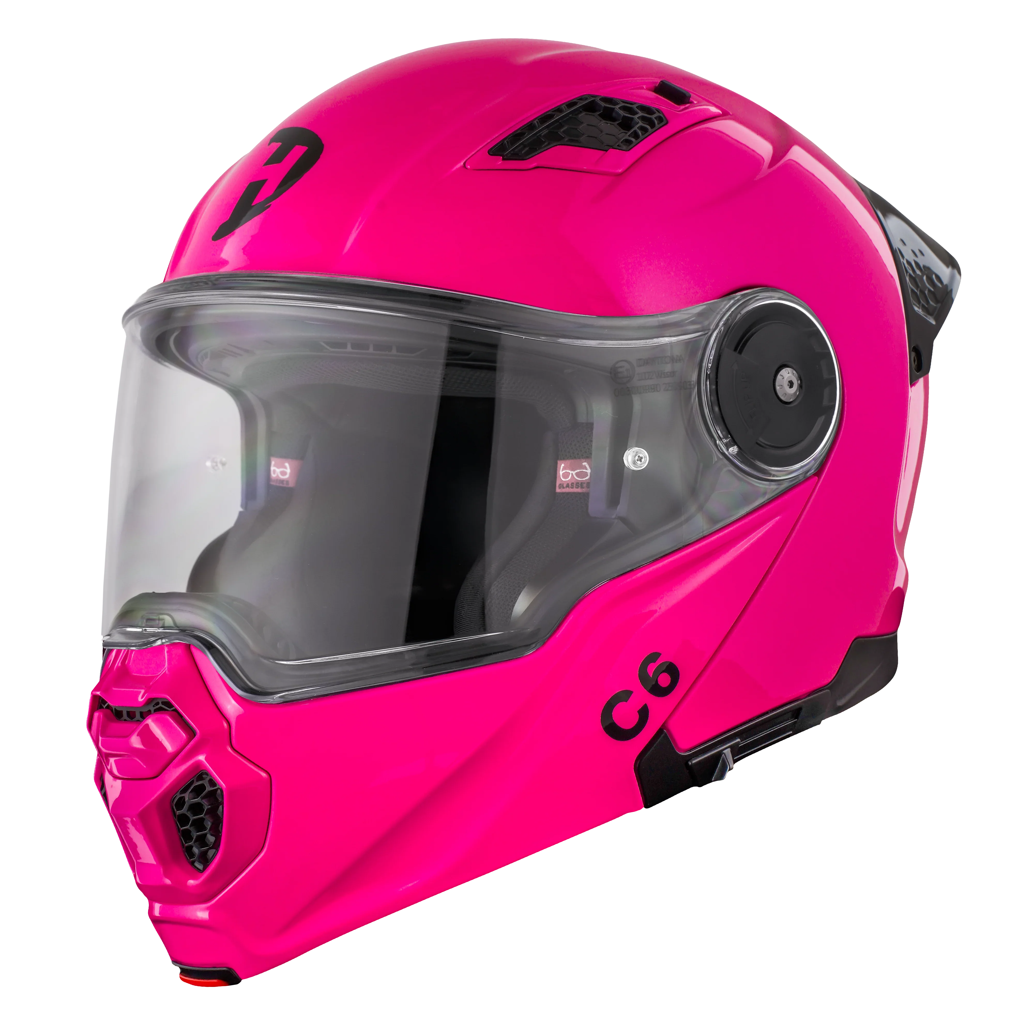 Daytona Helmets D.O.T. & ECE Daytona C6- Hi-Gloss Pink