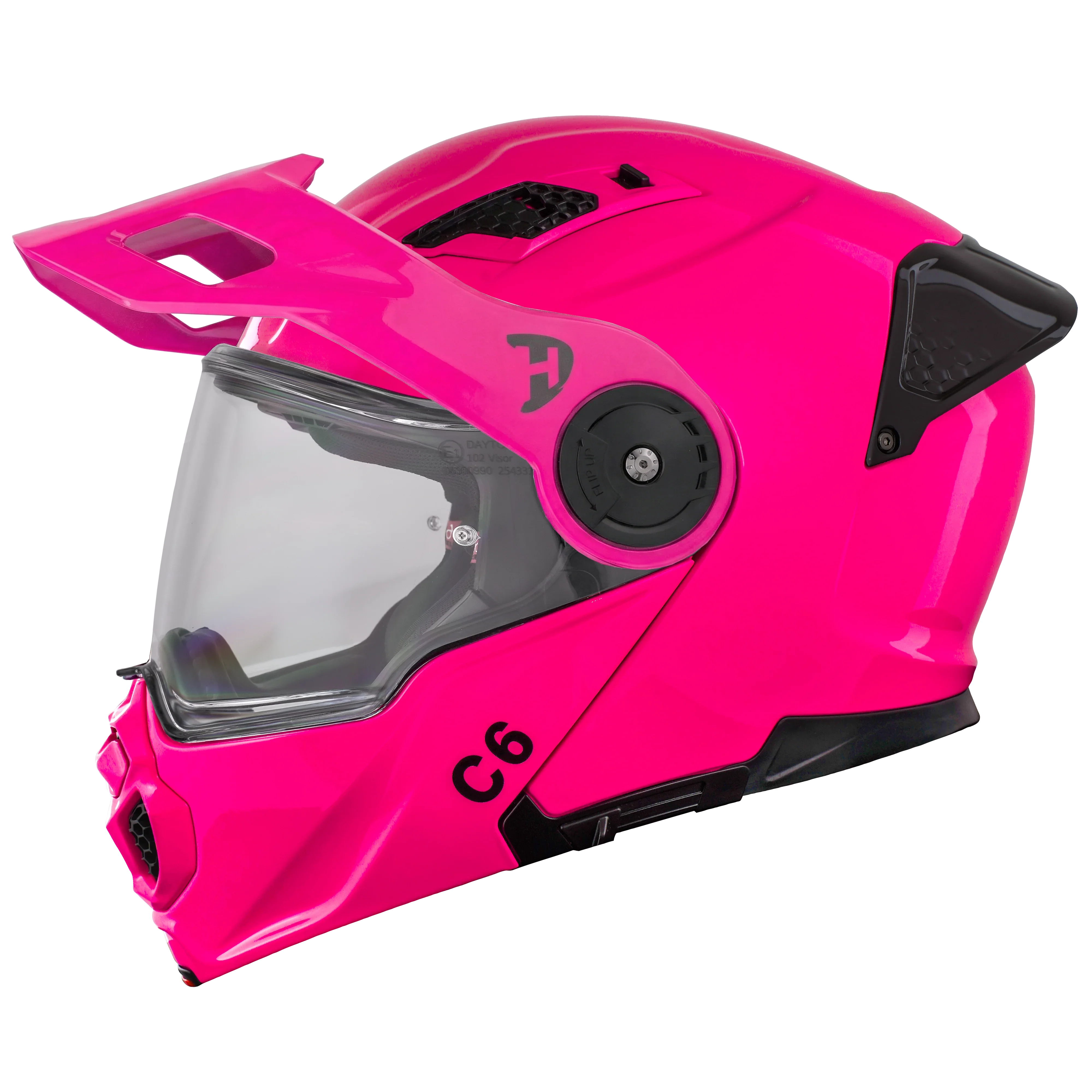 Daytona Helmets D.O.T. & ECE Daytona C6- Hi-Gloss Pink