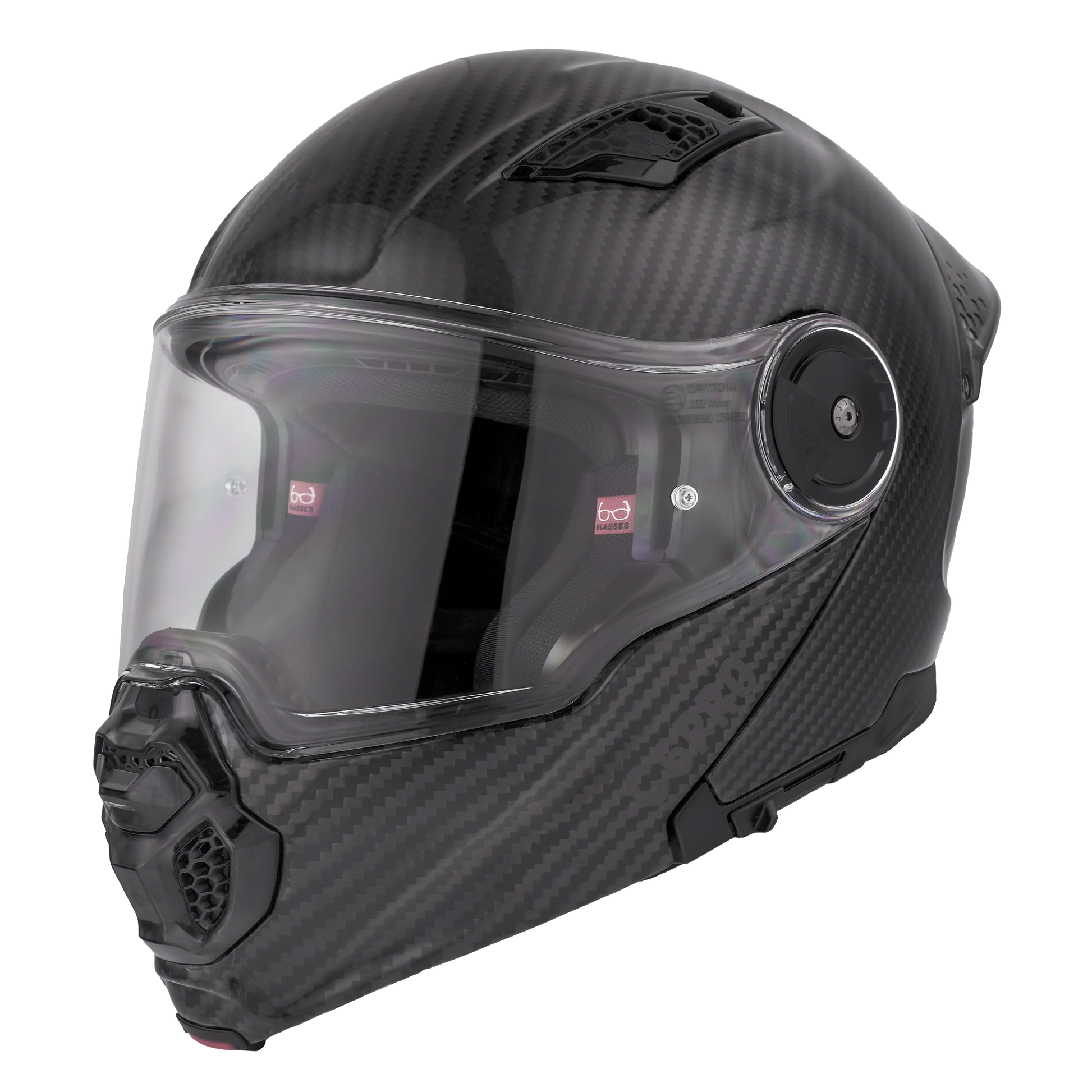 Daytona Helmets D.O.T. & ECE Daytona C6 Pro- Grey Carbon Fiber