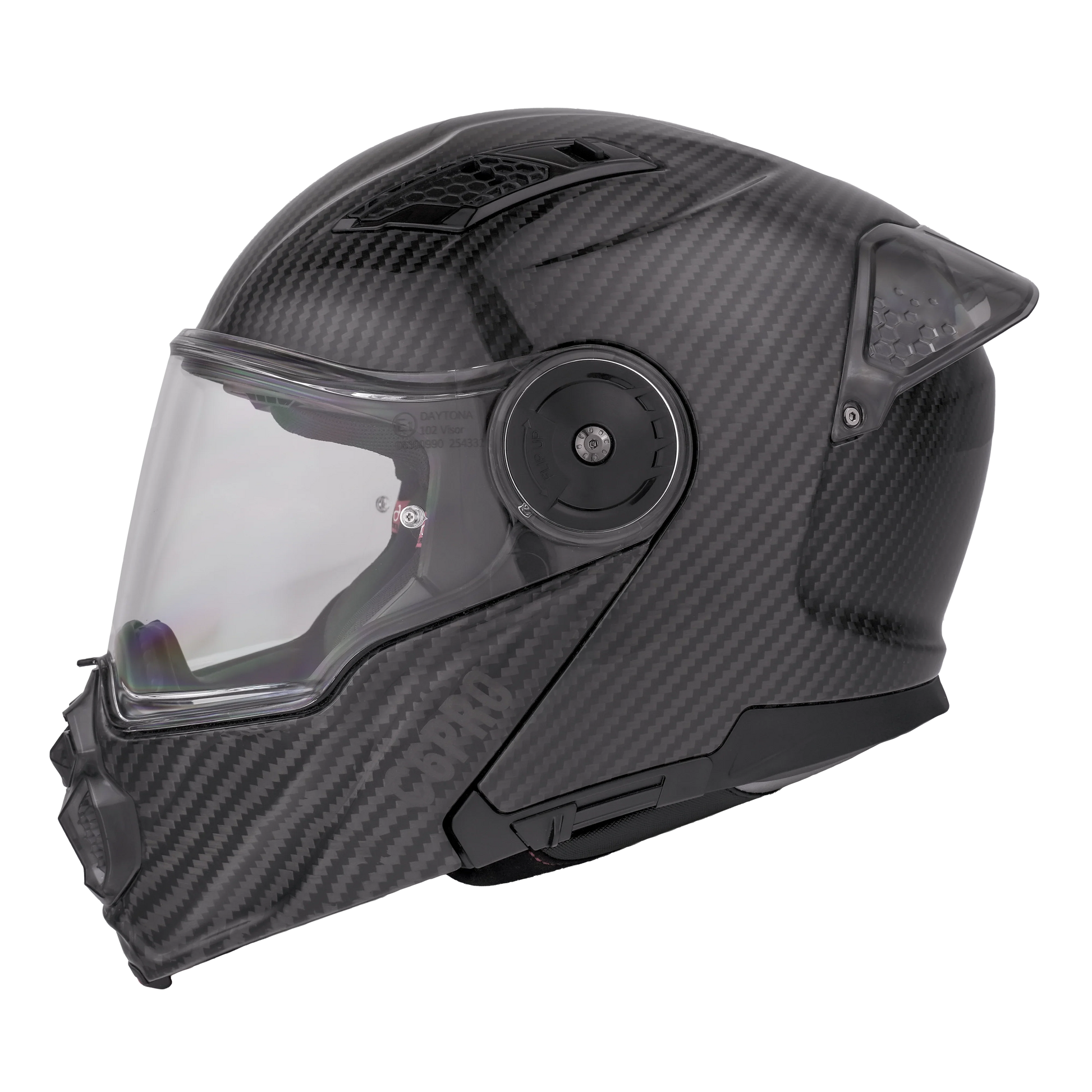 Daytona C6 Pro – Grey Carbon Fiber – The Helmet Shop
