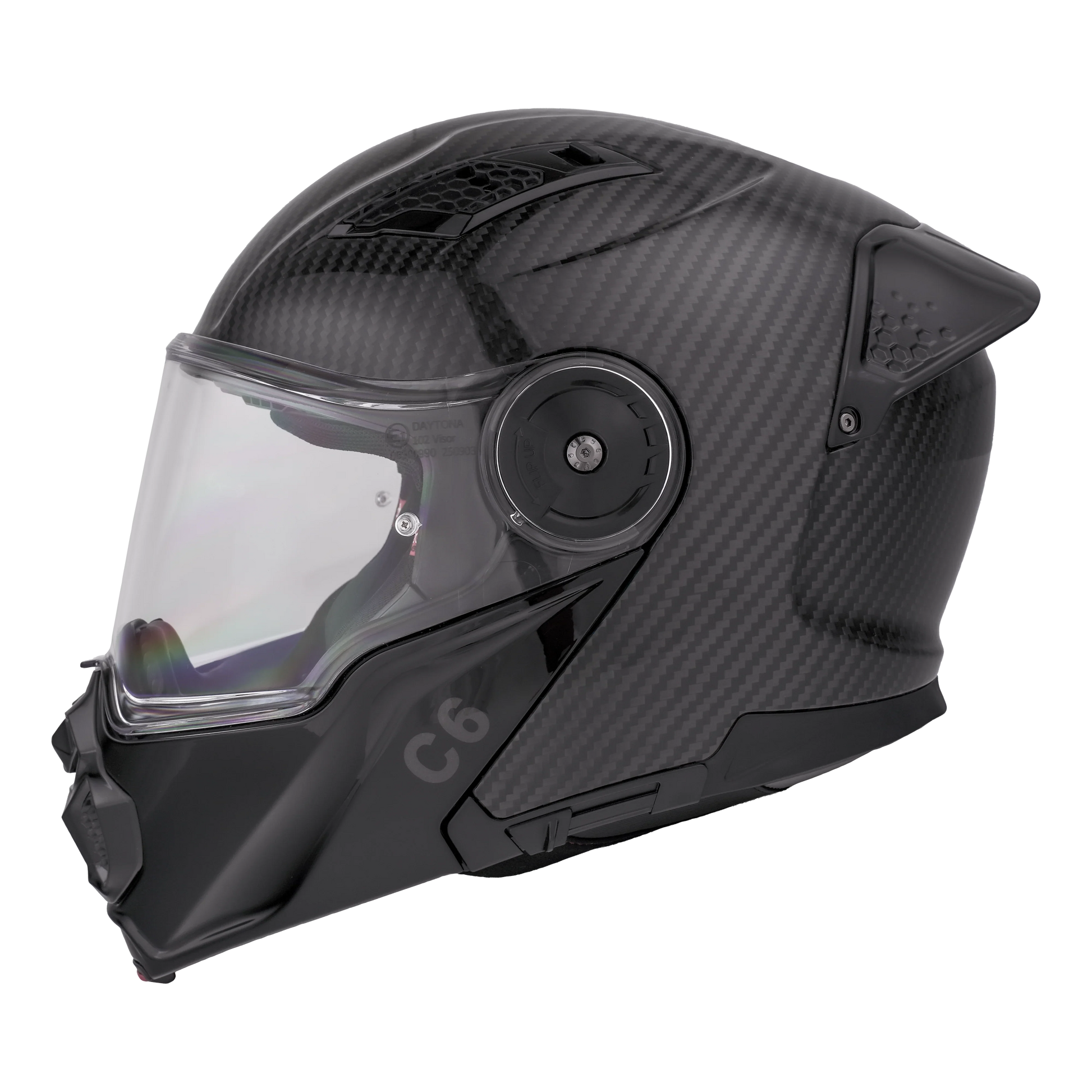 Daytona C6 – Grey Carbon Fiber – The Helmet Shop