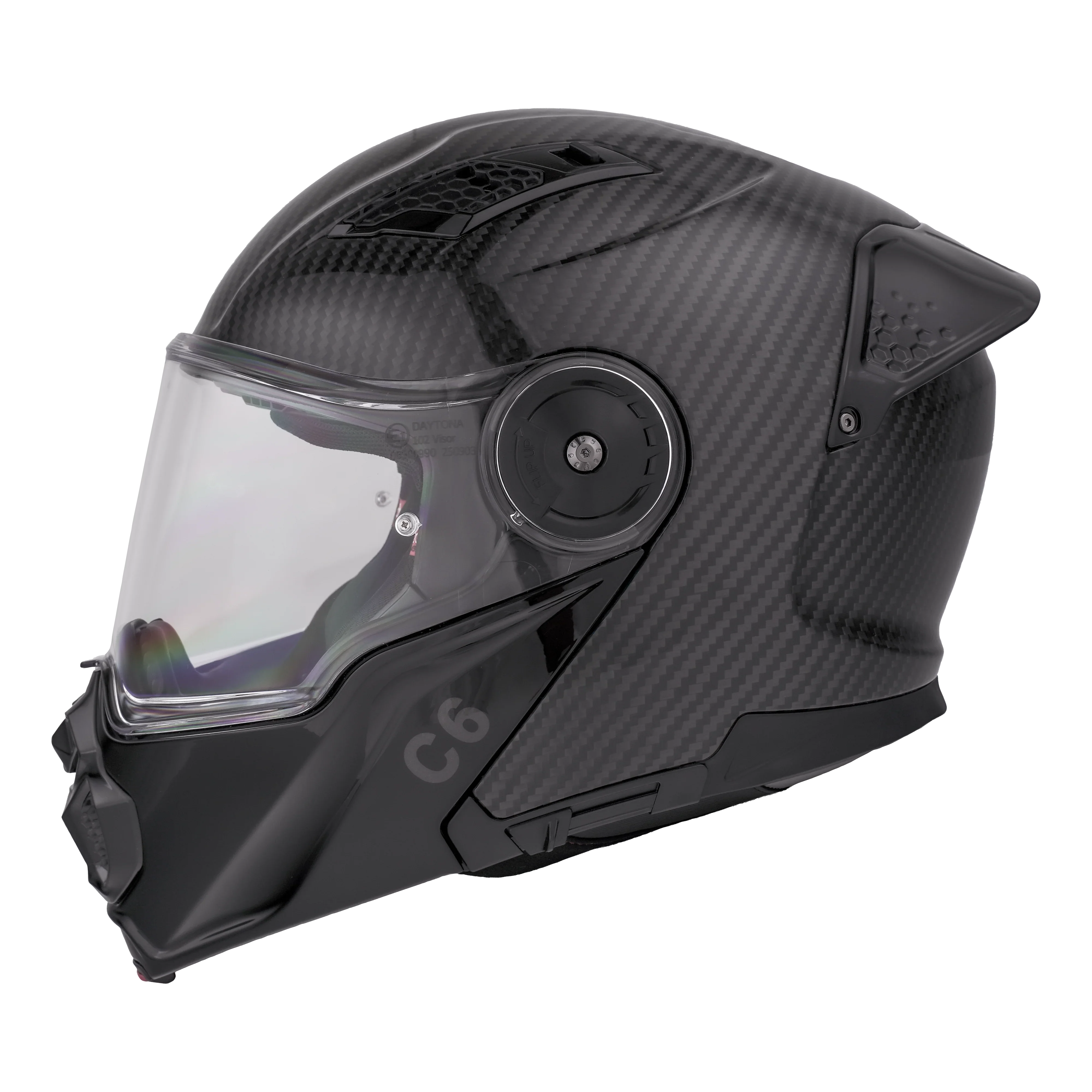 Daytona Helmets D.O.T. & ECE Daytona C6- Grey Carbon Fiber